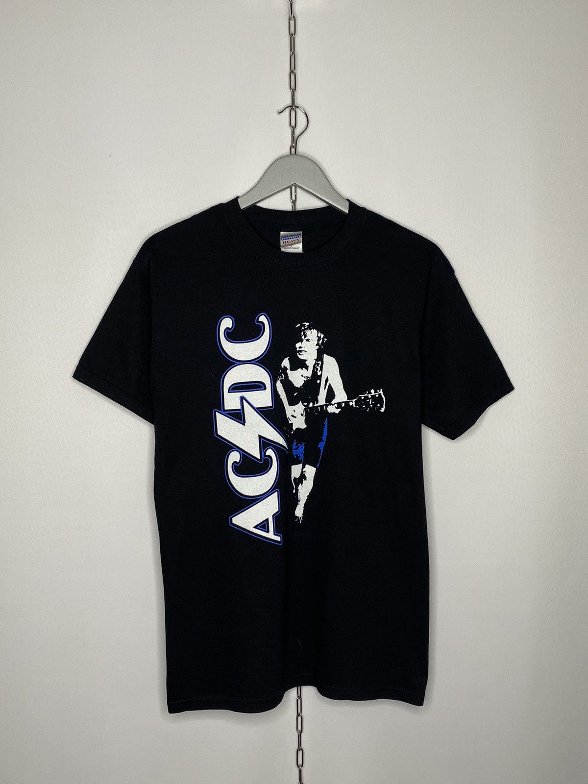 🔥Vintage 2001 AC/DC Big Logo Band Rock Tee T-Shirt 🔥