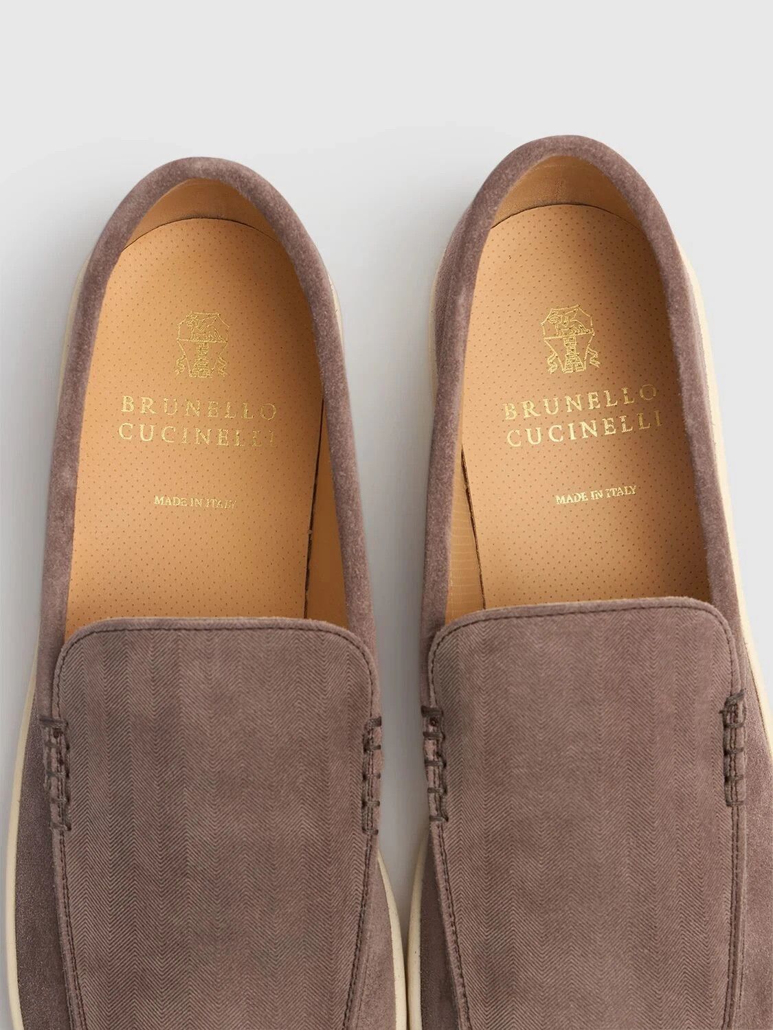 Brunello Cucinelli BRUNELLO CUCINELLI Bisonte Gray Loafers New Size US 6 / EU 39 - 3 Thumbnail