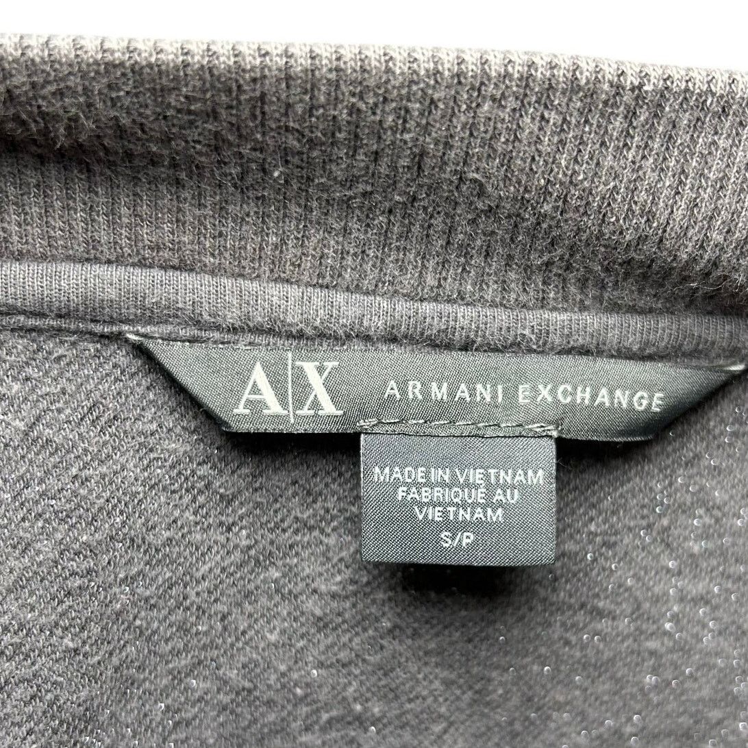 Armani Exchange Armani Exchange Gray Zip Mock Neck Athletic Jacket Small Size S / US 4 / IT 40 - 3 Thumbnail