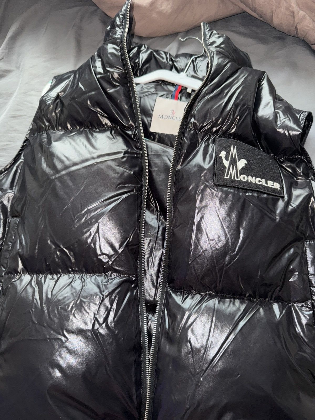 Moncler Moncler Banker Logo Quilted Down Gilet Black Puffer Vest Size US L / EU 52-54 / 3 - 8 Thumbnail