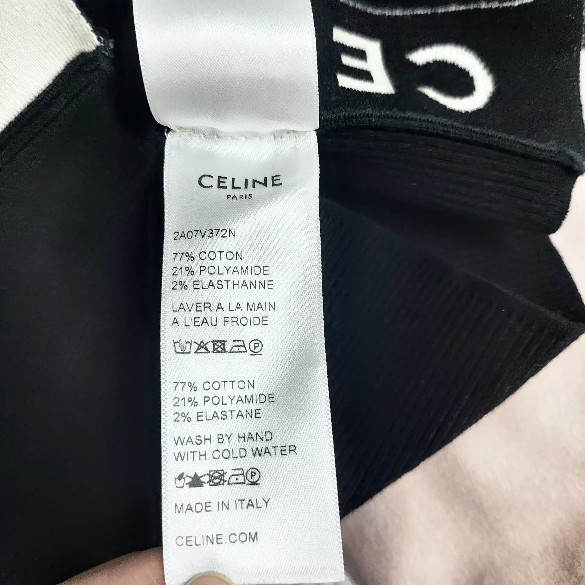 Celine Celine Black 99 New Side Logo Camisole S Size S / US 4 / IT 40 - 5 Thumbnail