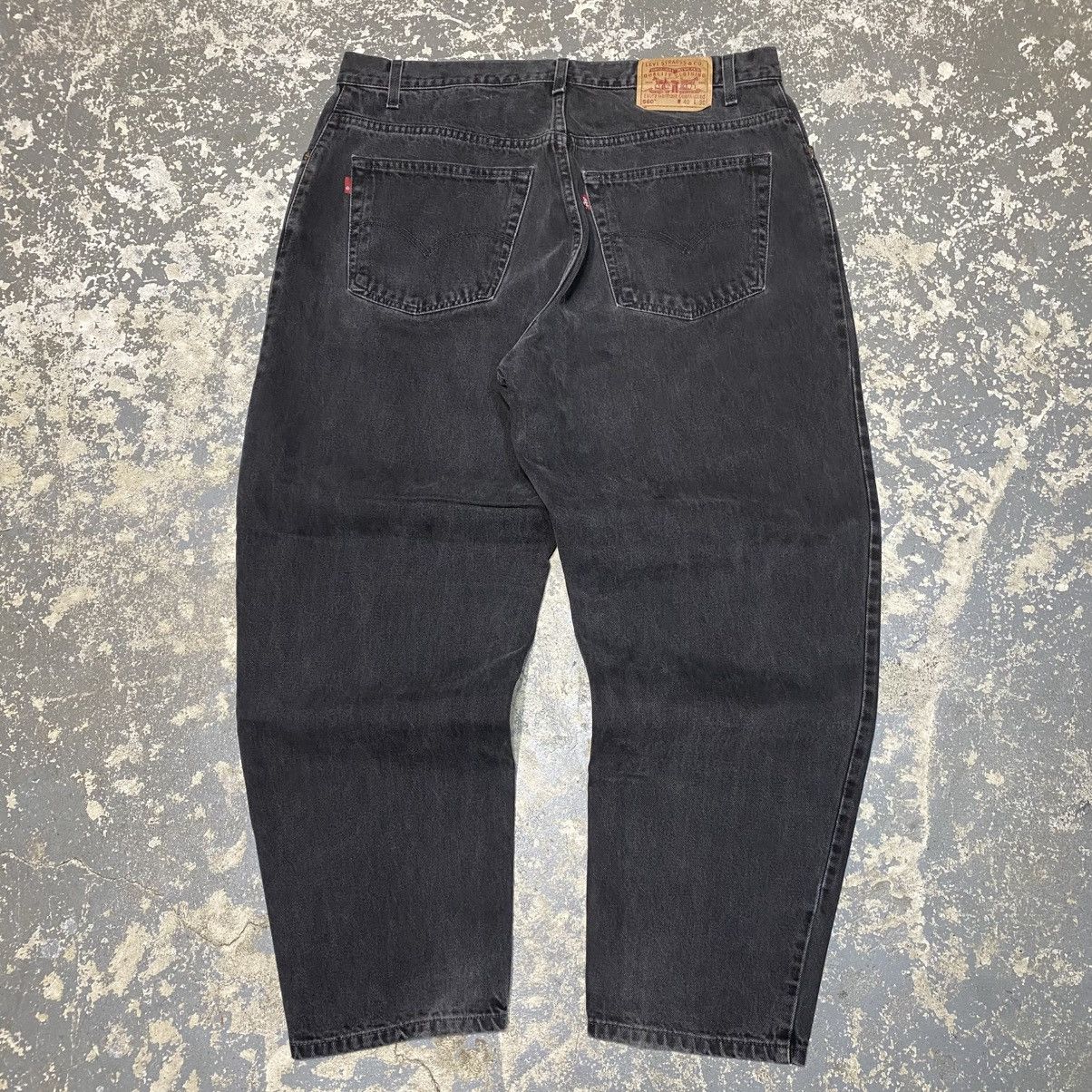 Japanese Brand × Levi's × Vintage Vintage Levi’s 560 Error Double Tab Pocket Black Jeans 90s Size US 38 / EU 54 - 1 Thumbnail
