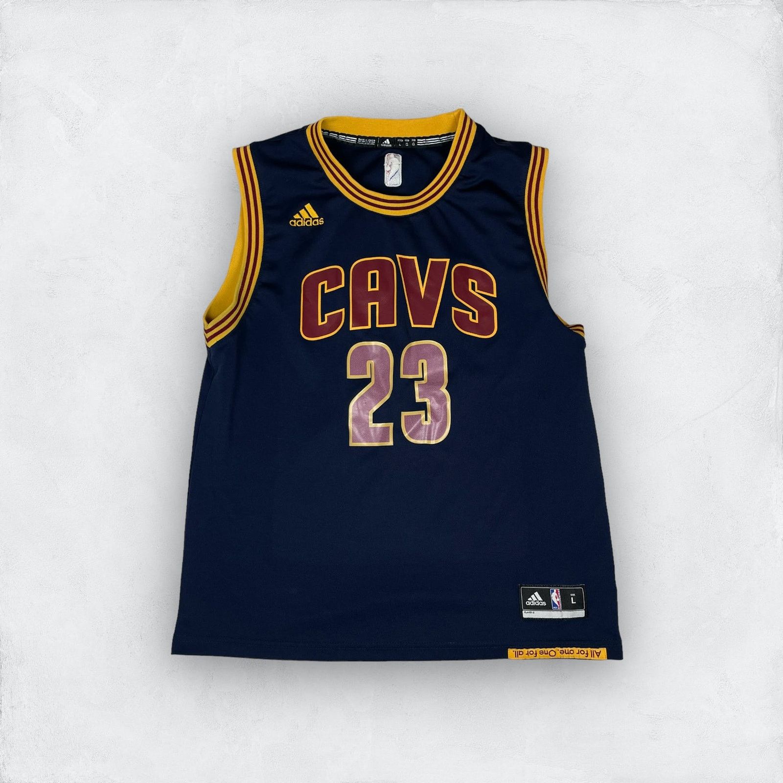 Adidas Adidas Youth Navy Blue Pullover Cavs James NBA Jersey Large Size US L / EU 52-54 / 3 - 1 Thumbnail