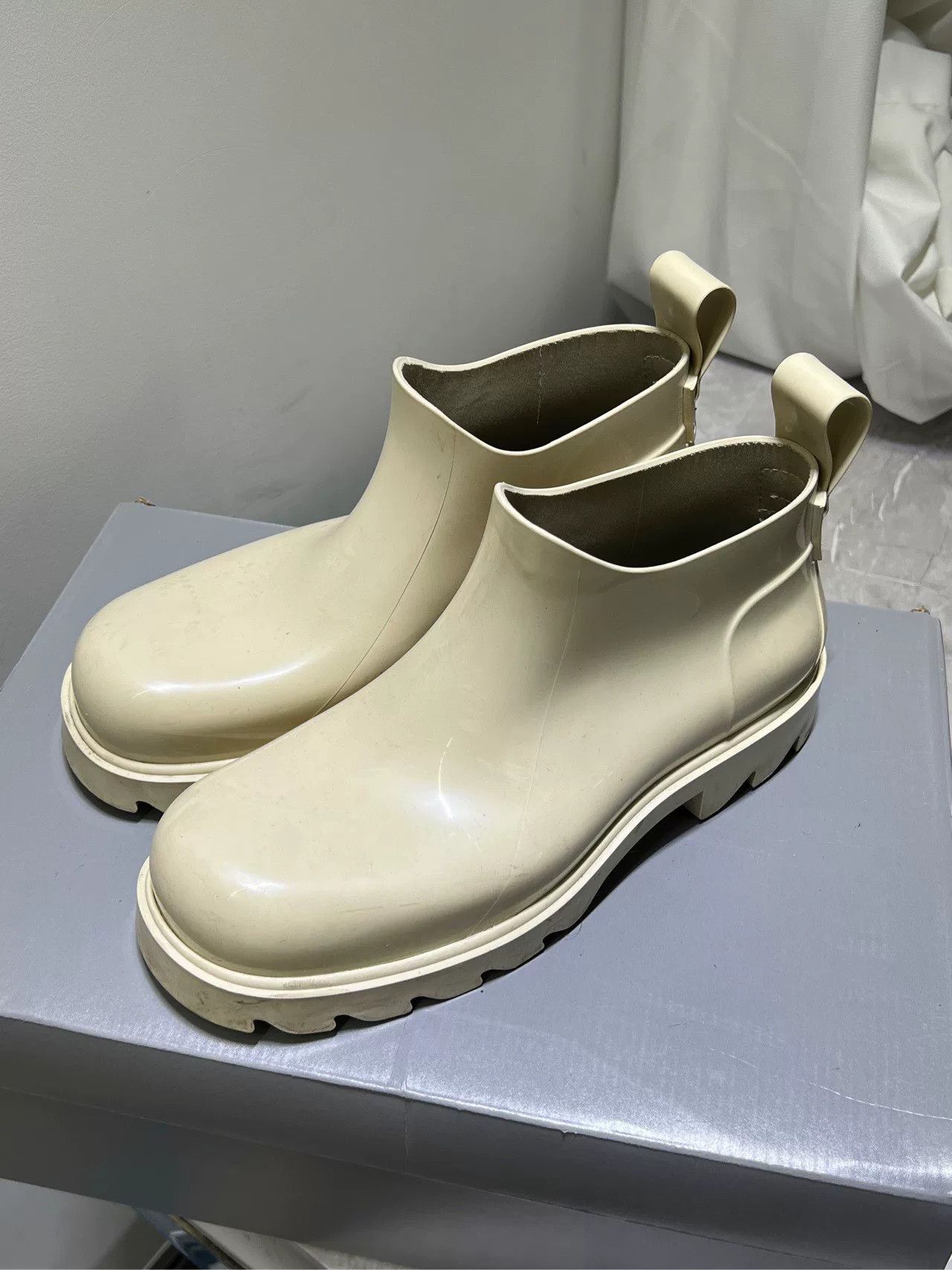Bottega Veneta BV Rain Boots Short Ankle Shoes Size US 10 / EU 43 - 1 Thumbnail