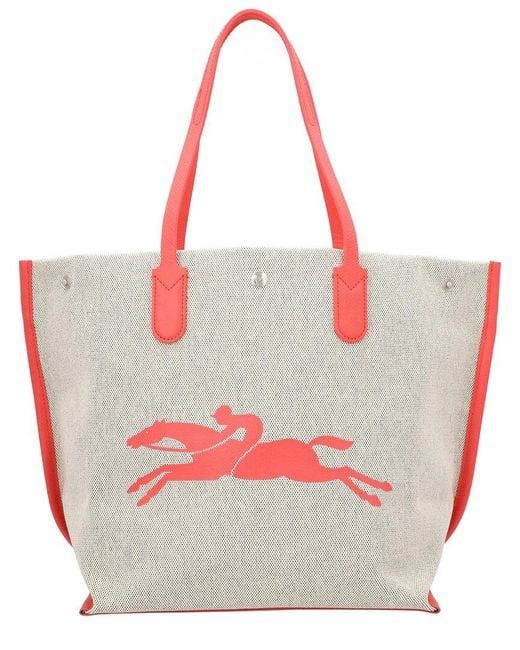 Longchamp o1s22i1n1024 Size: OS / Roseau L Tote Bag in Grey Size ONE SIZE - 2 Thumbnail