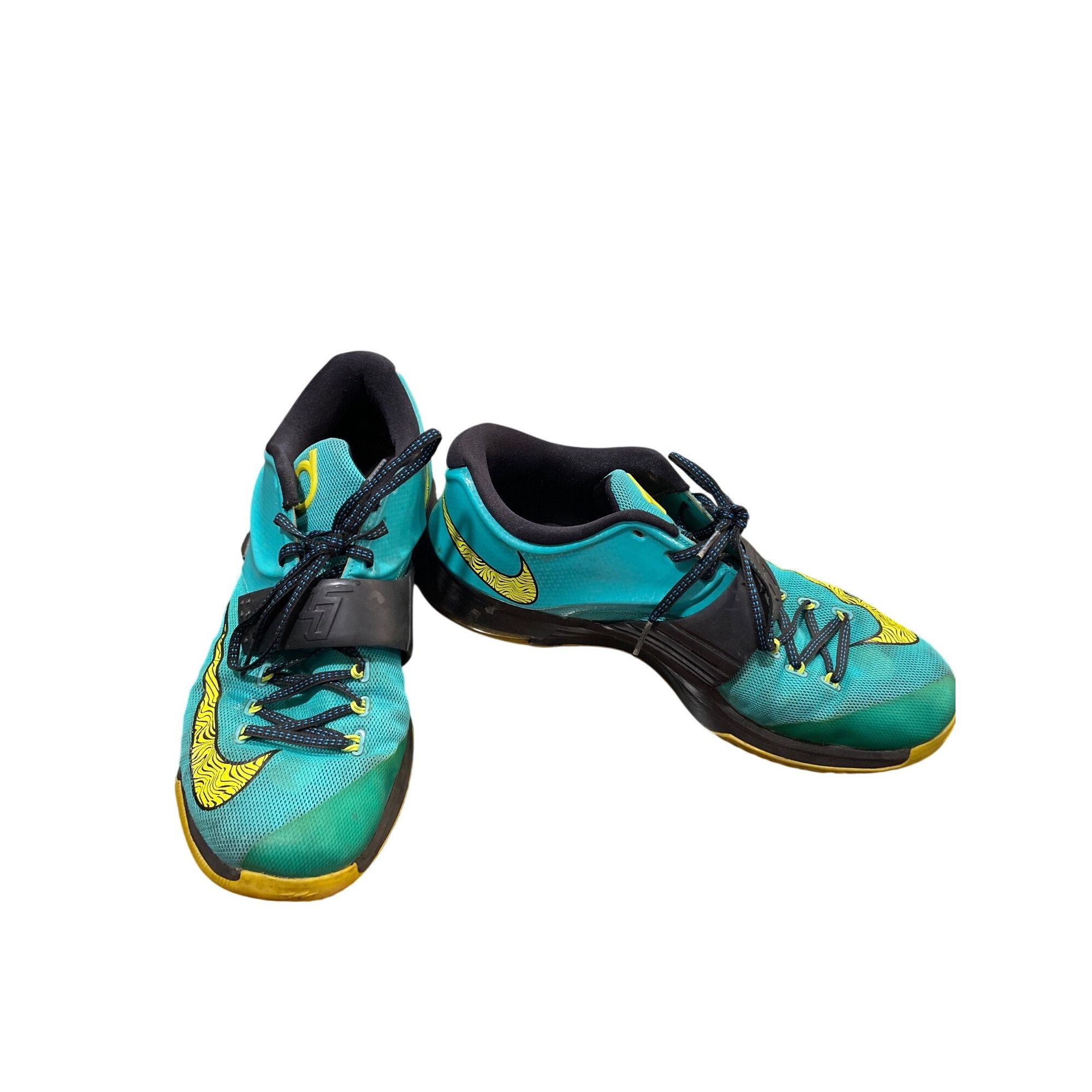 Nike Nike 653996-370 KD 7 Uprising teal volt mens low bb sneakers Size US 12 / EU 45 - 1 Thumbnail