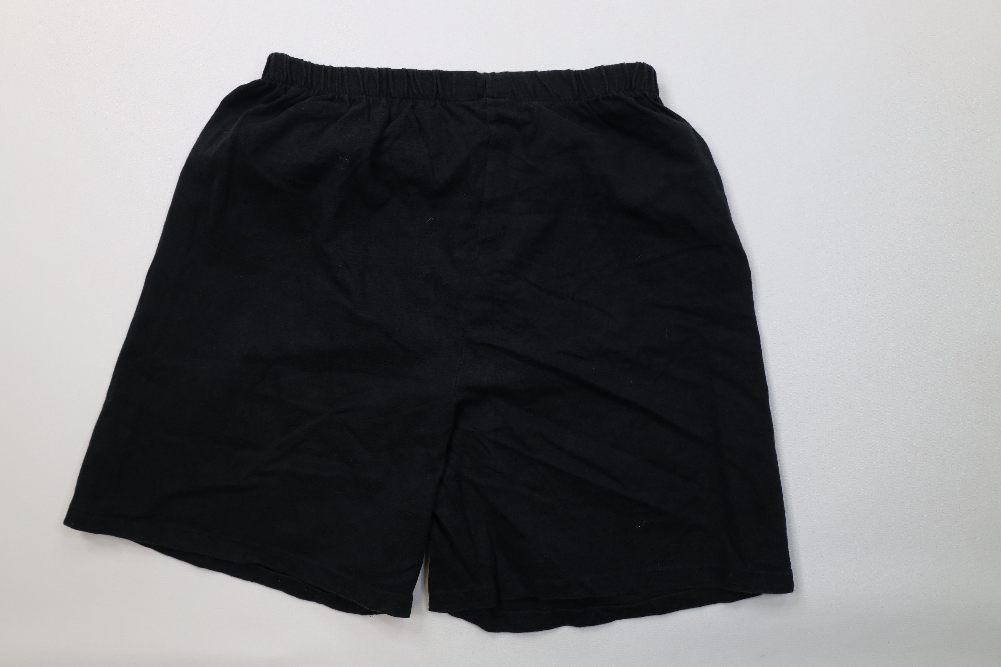 Vintage Vintage 90s Streetwear Indian Horse Nature Shorts Black USA Size 24" / US 00 / IT 34 - 9 Thumbnail