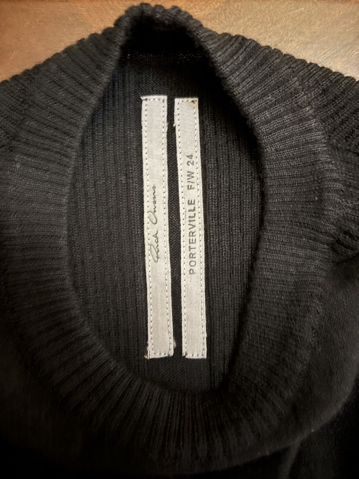 Rick Owens Rick Owens Geo ribbed sweater Size US M / EU 48-50 / 2 - 6 Thumbnail
