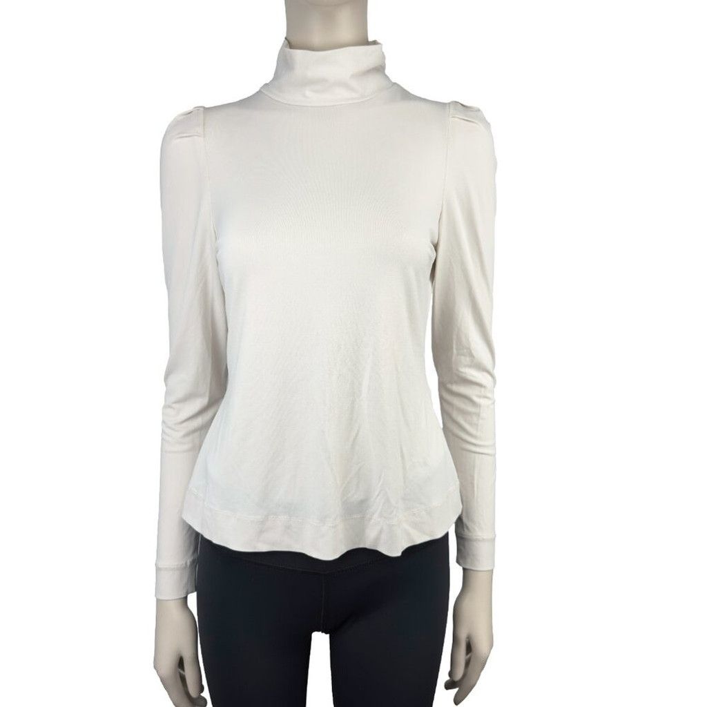 Other IRIS SETLAKWE Cream Fronced Shoulders Minimalist Top Size S Size XS / US 0-2 / IT 36-38 - 1 Thumbnail