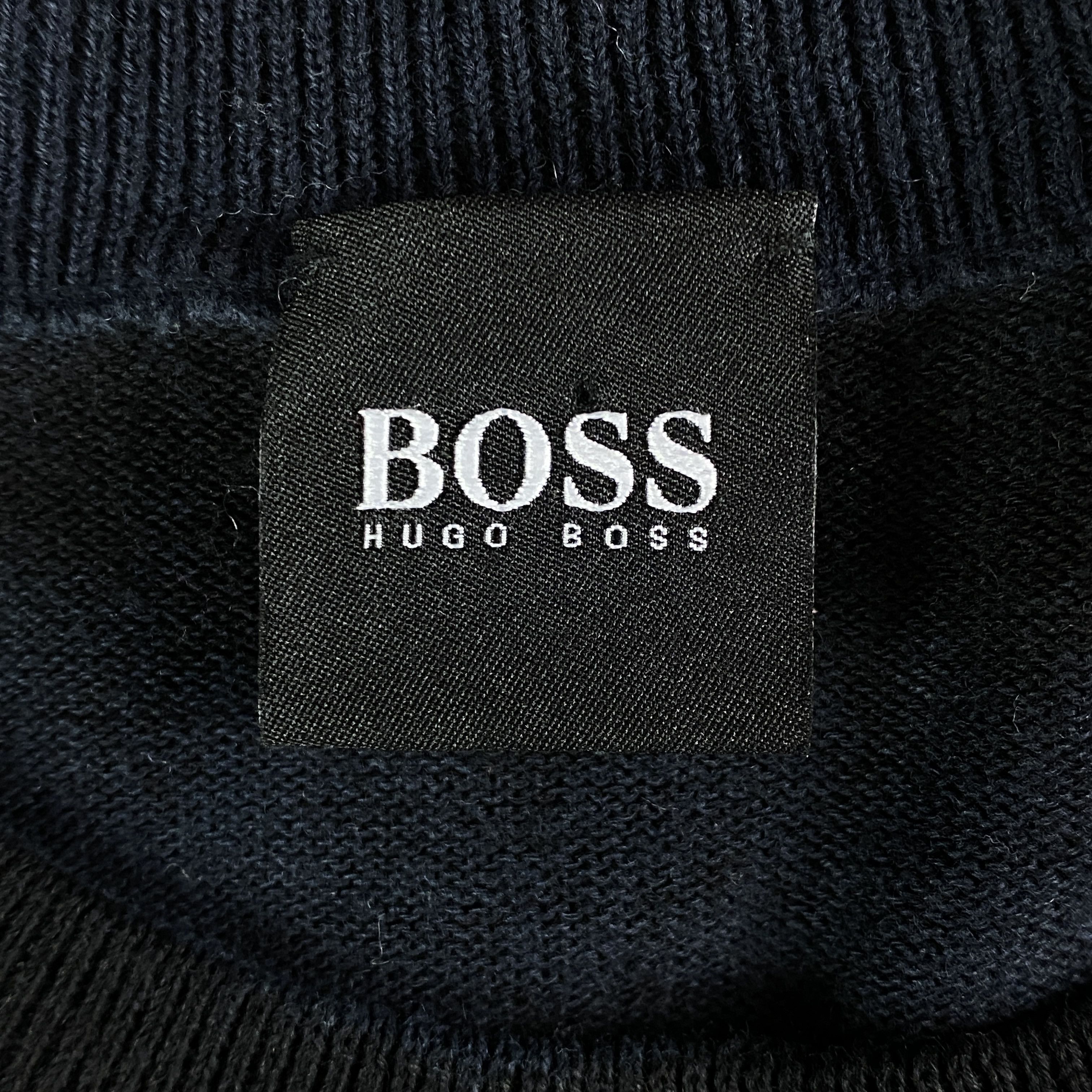 Hugo Boss Mens Sweater Long Sleeve Hugo Boss Size L Black Size US L / EU 52-54 / 3 - 4 Thumbnail