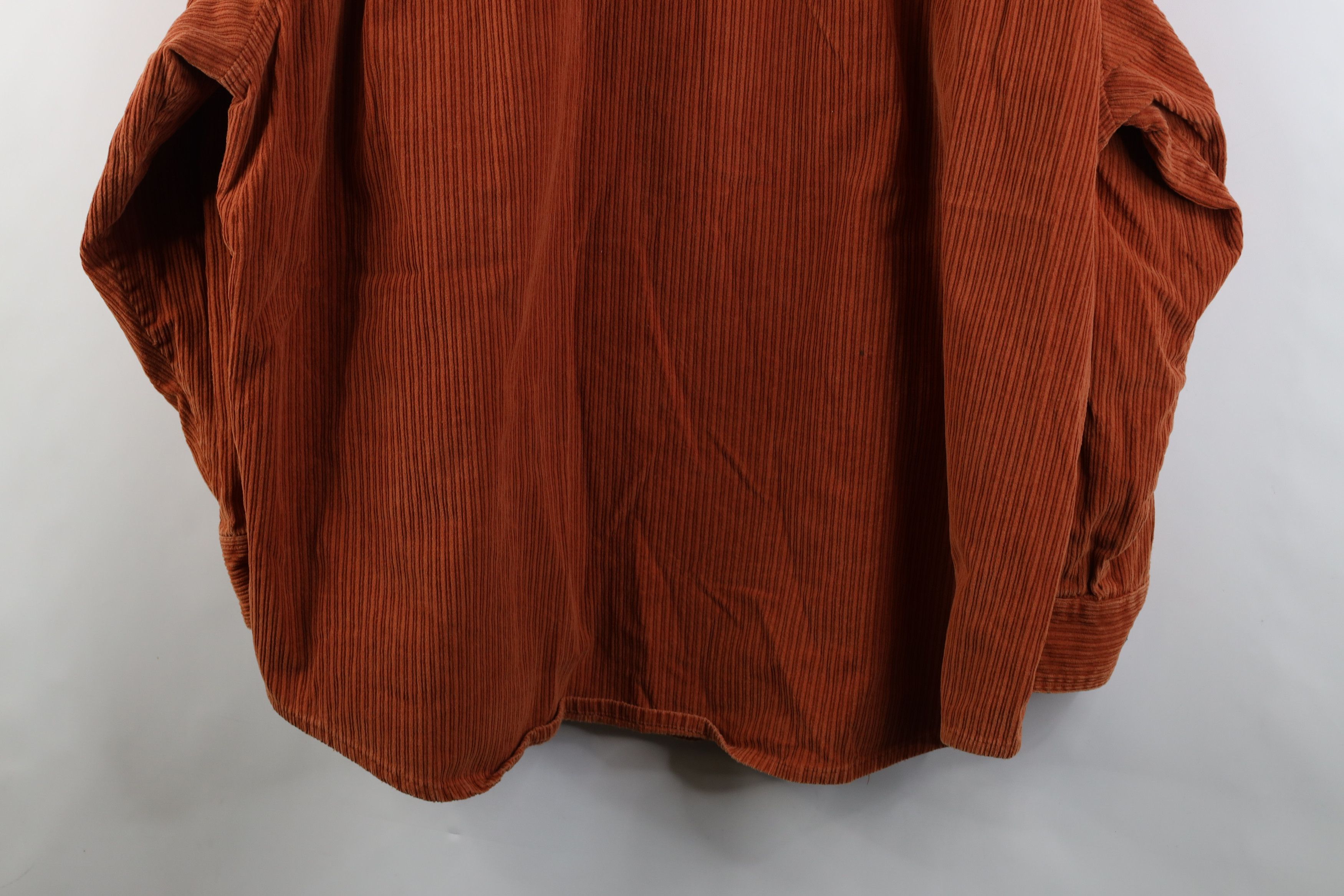 Vintage Vintage 90s Streetwear Heavyweight Corduroy Button Shirt Size US XXL / EU 58 / 5 - 13 Thumbnail