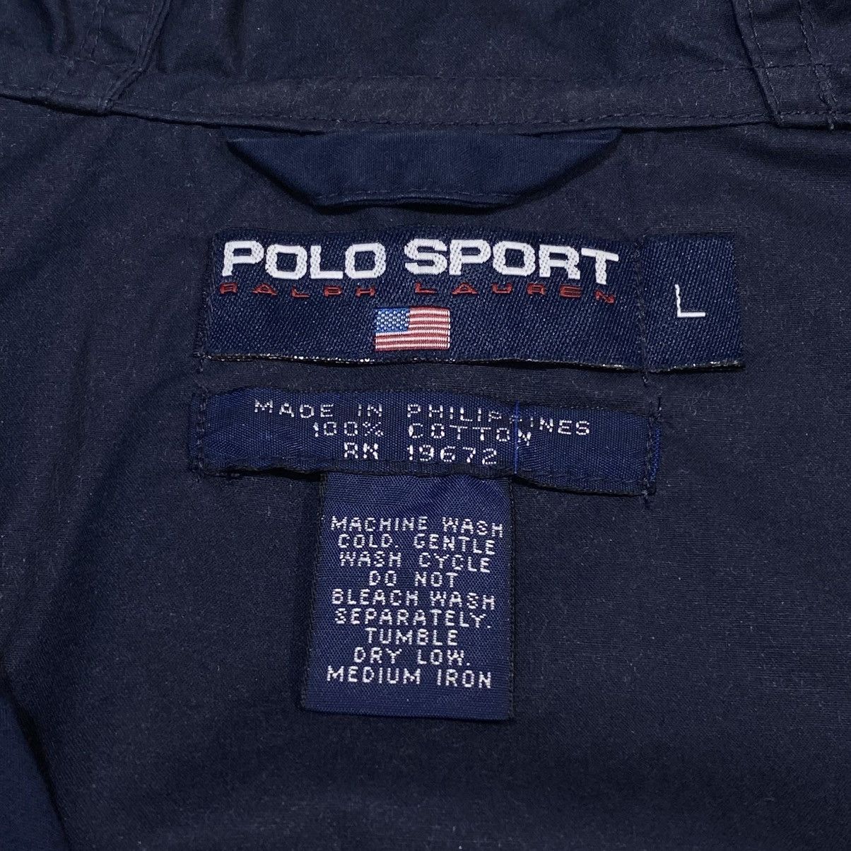 Polo Ralph Lauren Vintage 90s Polo Sport Ralph Lauren Lo Life Hoodie Jacket Size US L / EU 52-54 / 3 - 2 Thumbnail