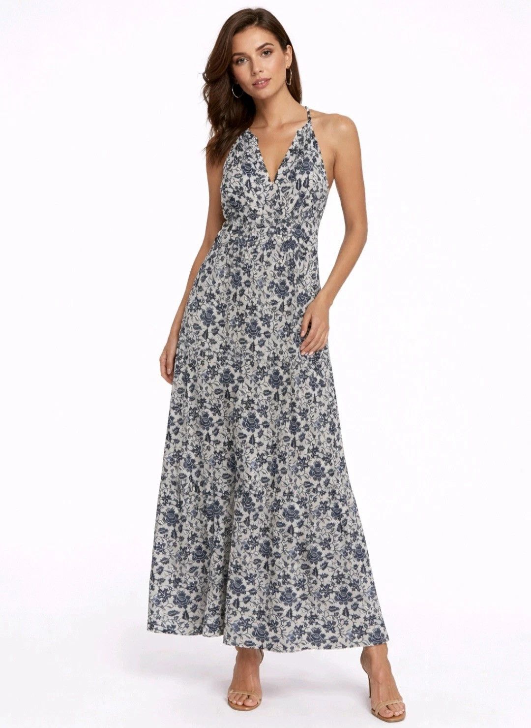 House of Harlow House of Harlow 1960 Pink & Blue Wrap Dress Long Sleeve -  XS | Grailed
