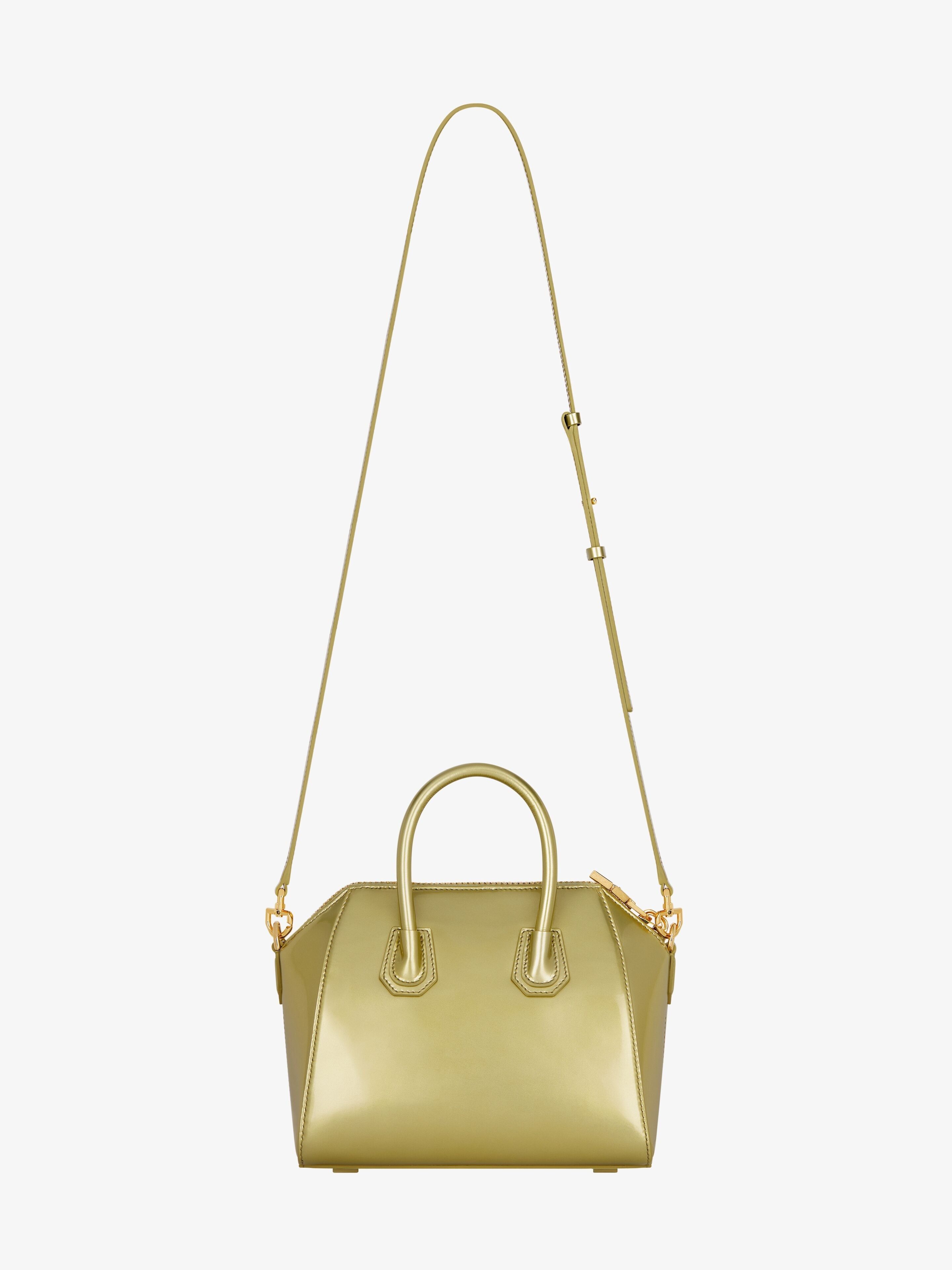 Givenchy o1srvl11e0625 Size:OS/ Mini Antigona Handbag in Green Size ONE SIZE - 1 Thumbnail