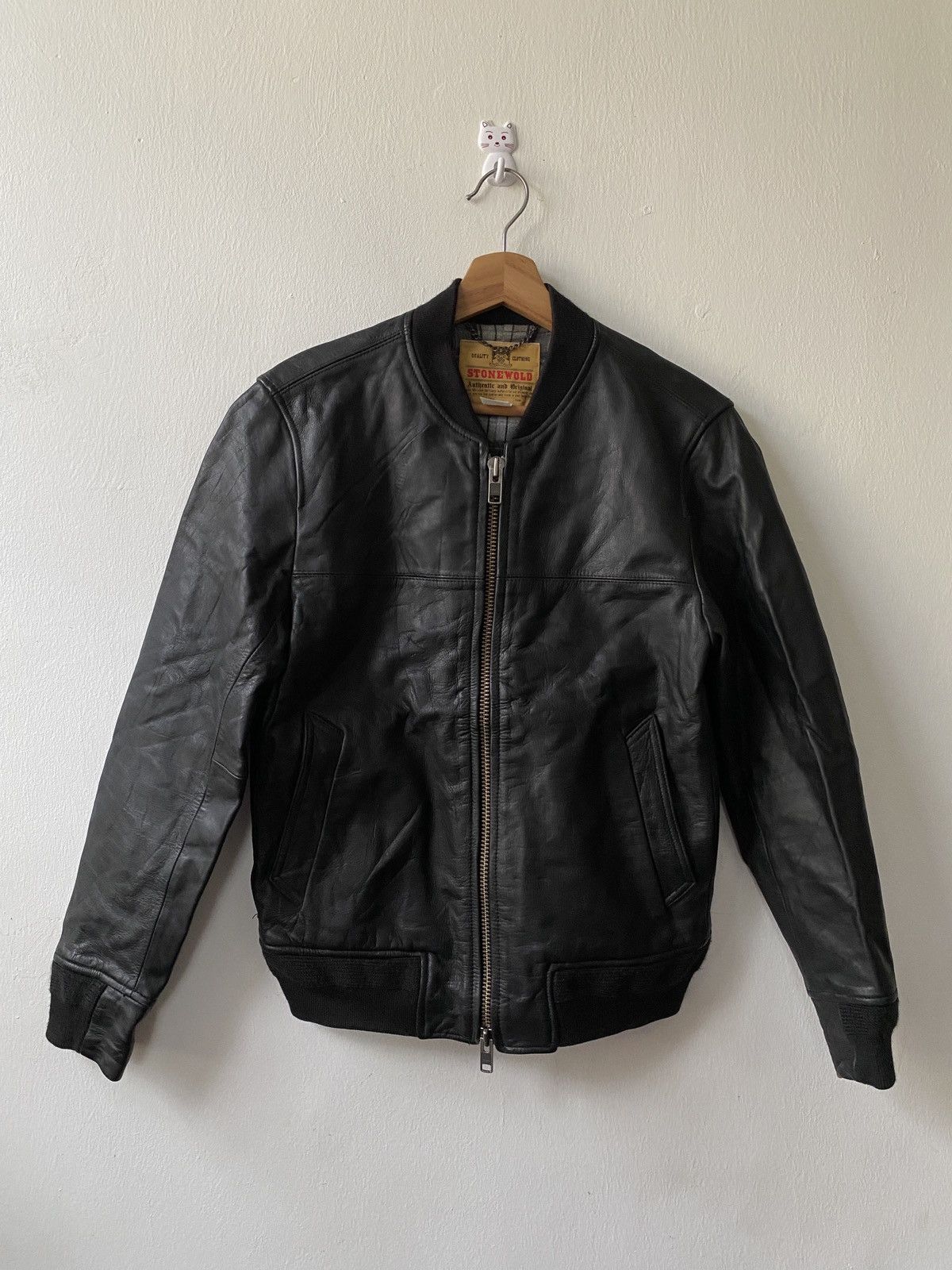 Vintage Vintage Stone Wold Leather Jacket Size US M / EU 48-50 / 2 - 1 Thumbnail
