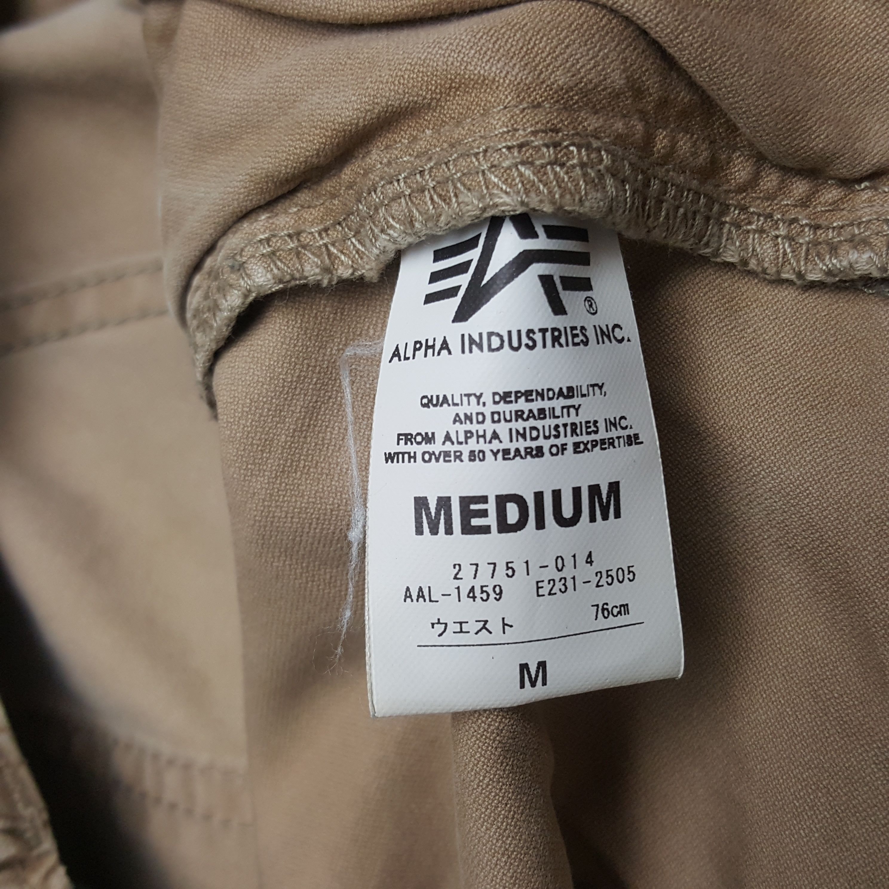 Alpha Industries × Vintage Vintage Alpha Industries Military Cargo Pants Size US 31 - 14 Thumbnail