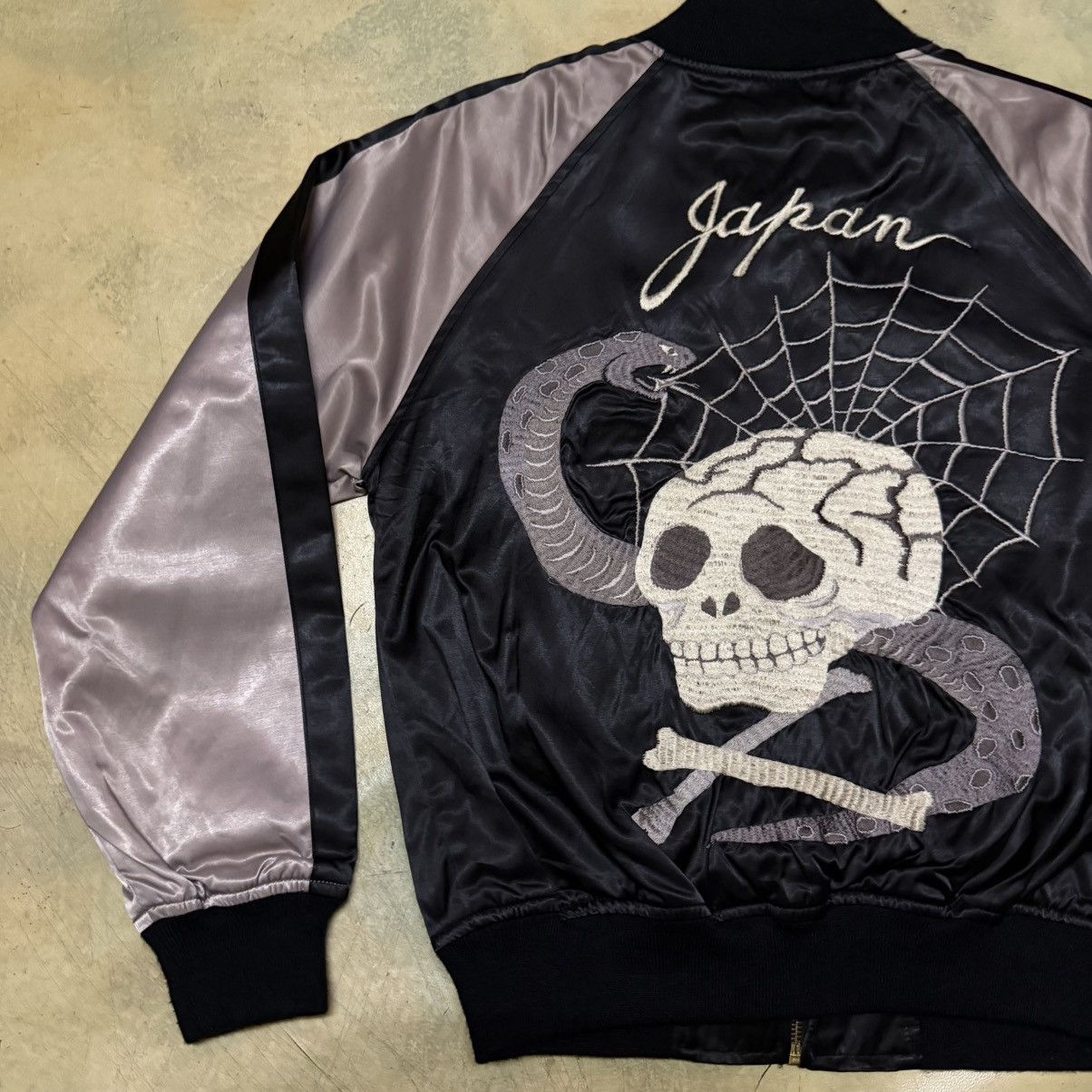 Japanese Brand 2009 Houston x Tadano Hitoshi "Skull Snake" Sukajan jacket Size US S / EU 44-46 / 1 - 5 Thumbnail