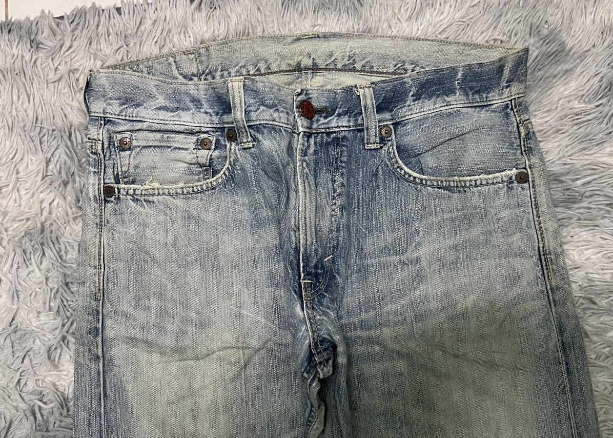 Edwin 2000s EDWIN 503 JEANS RARE DESIGN DISTRESSED Size US 36 / EU 52 - 7 Thumbnail