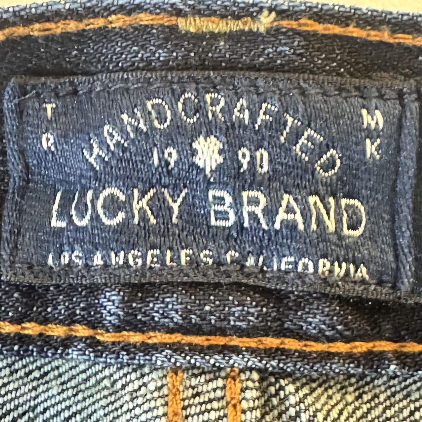 Lucky Brand Lucky Brand Jeans Mens 38x30 Blue 221 Original Straight Whiskered Denim Pants Size US 38 / EU 54 - 4 Thumbnail