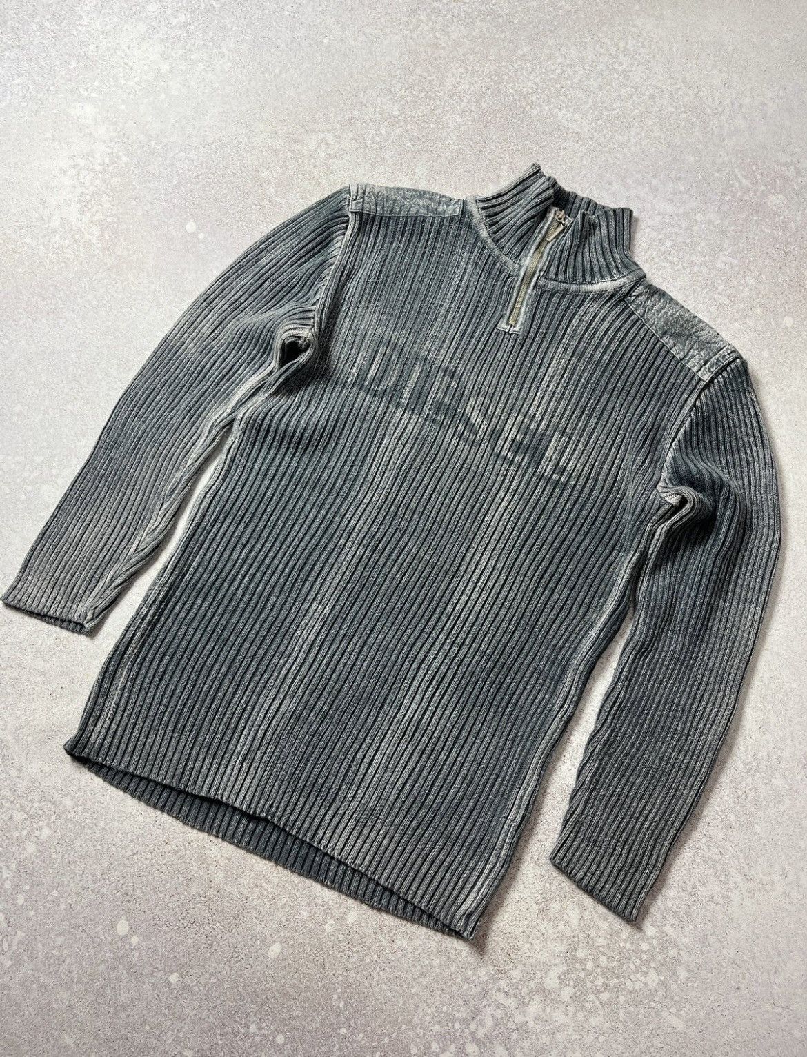 Diesel Vintage Diesel Big Center Logo Avant Garde Boxy Sweater | Grailed