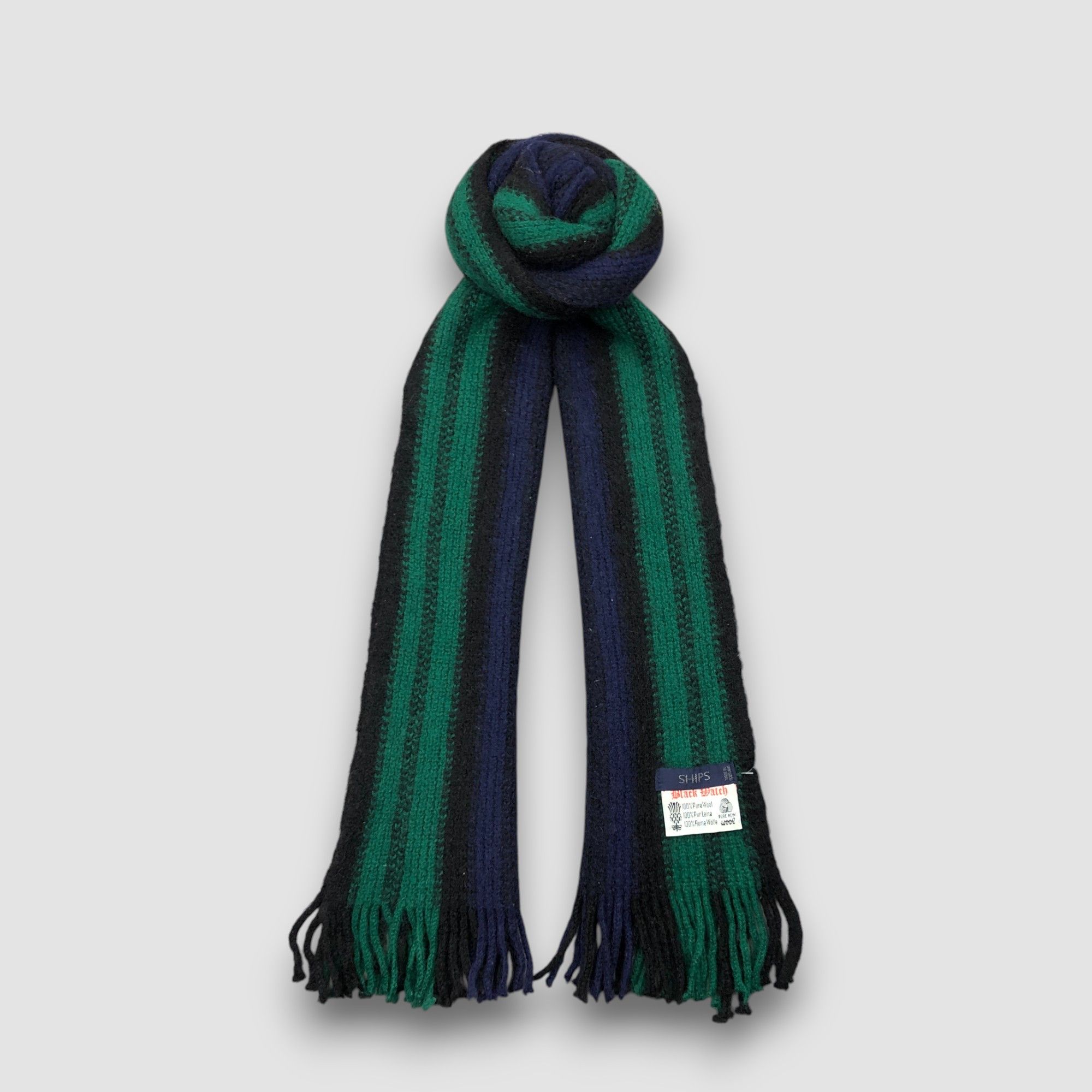 SHIPS Vintage Ships Scarf Muffler Wool Cashmere Scarves Size ONE SIZE - 1 Thumbnail