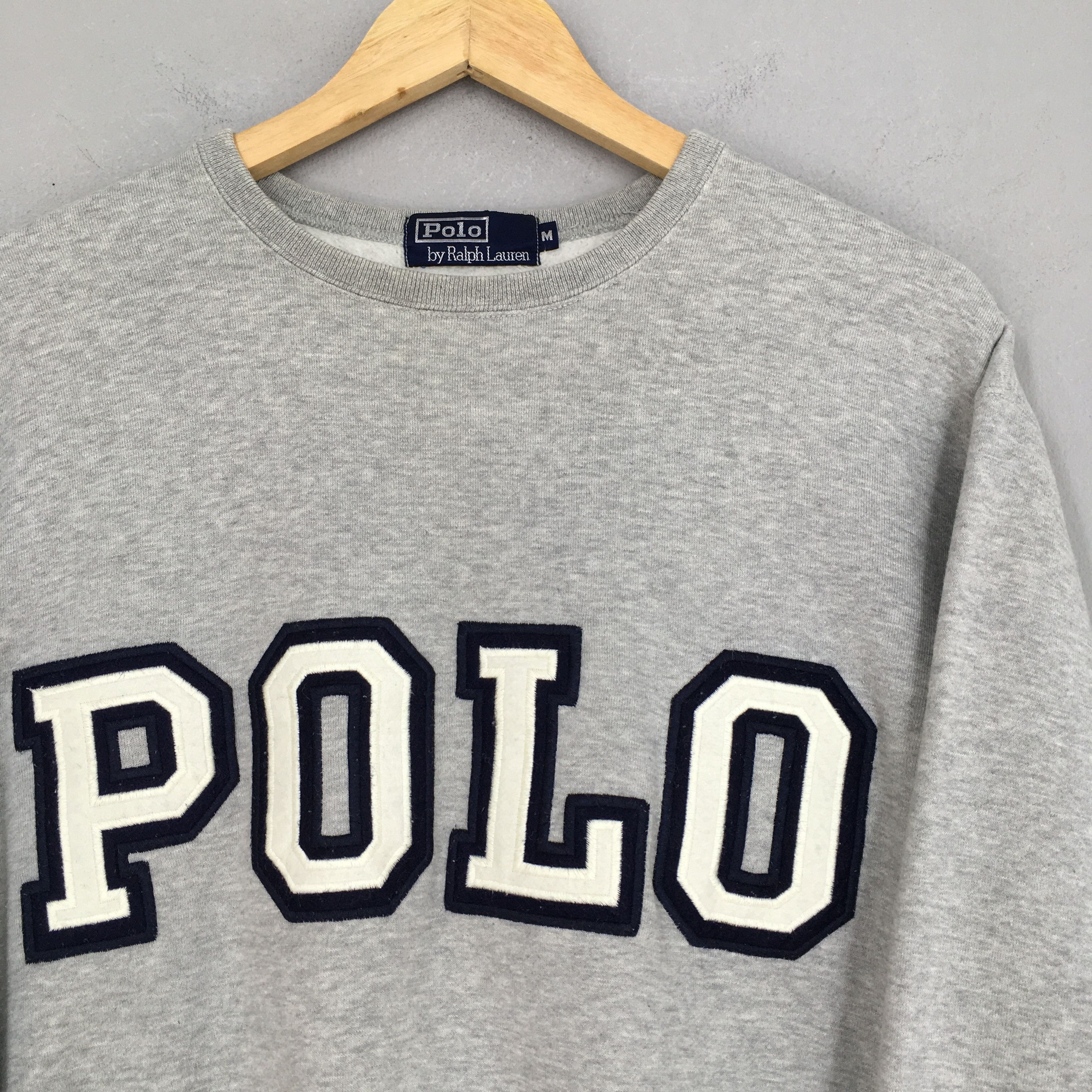 Polo Ralph Lauren Vintage Polo Ralph Lauren Spell Out Sweater Medium Size US M / EU 48-50 / 2 - 2 Thumbnail