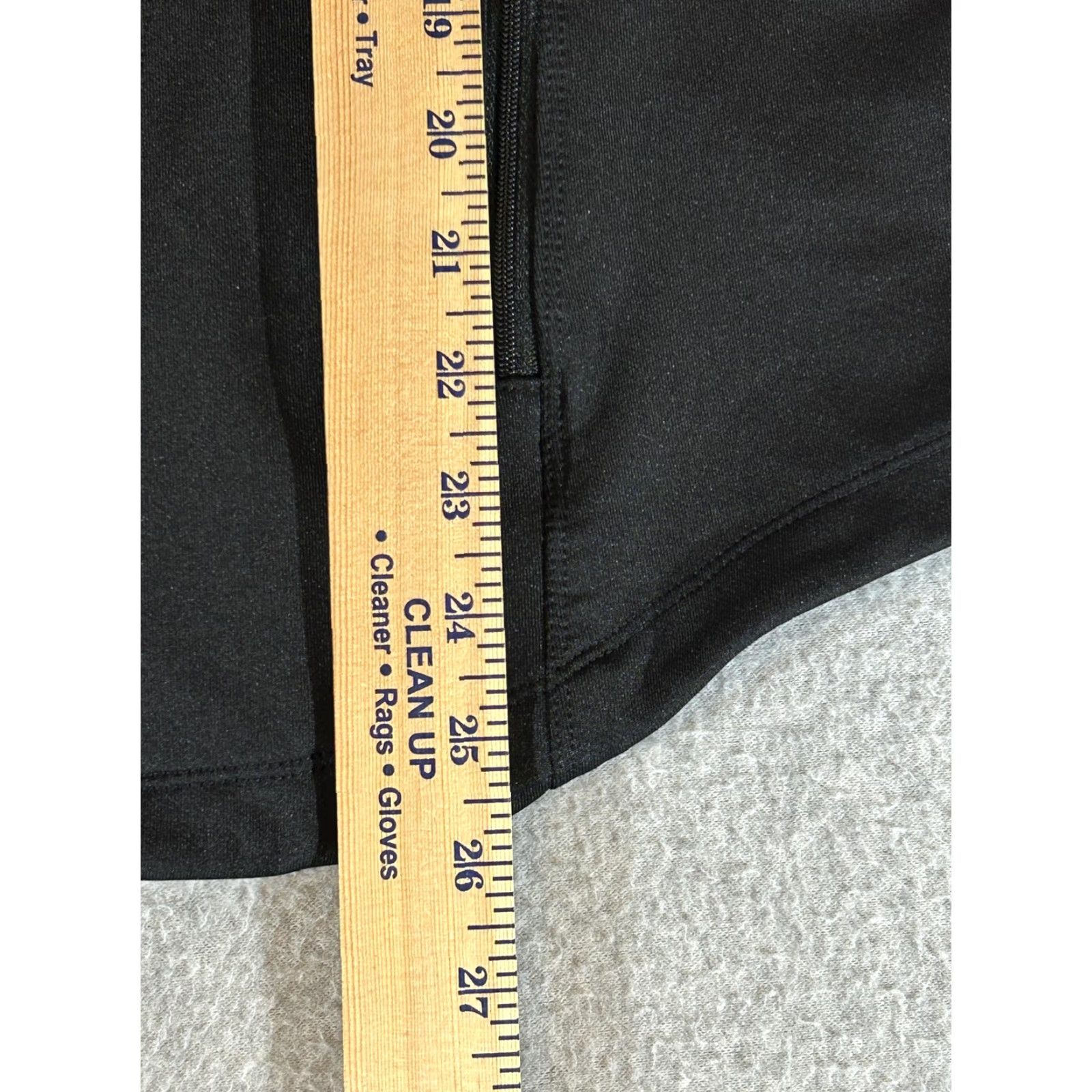 Vintage Straight Down Jacket Womens XL Black Full Zip Softshell Track Golf Size XL / US 12-14 / IT 48-50 - 7 Thumbnail