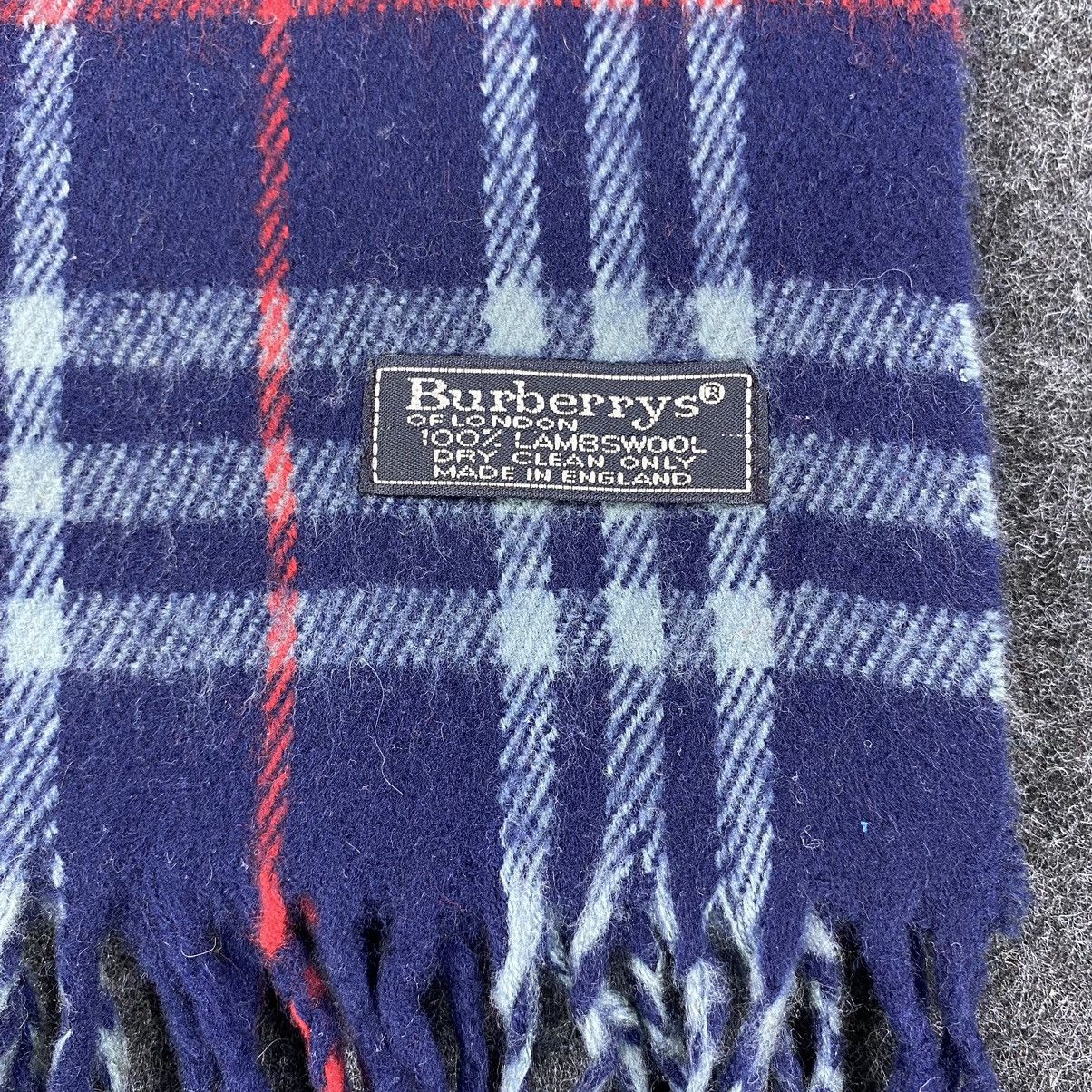 Burberry × Vintage Burberrys Scarf # D232 # Muffler # Neckwear Size ONE SIZE - 2 Thumbnail