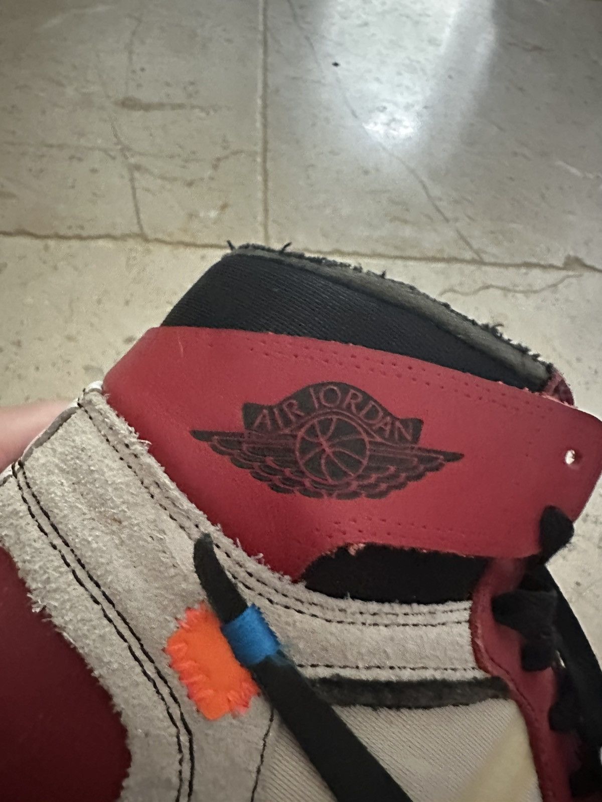 Jordan Brand × Off-White Jordan 1 Retro OG x Off White Chicago Size US 9.5 / EU 42-43 - 9 Thumbnail