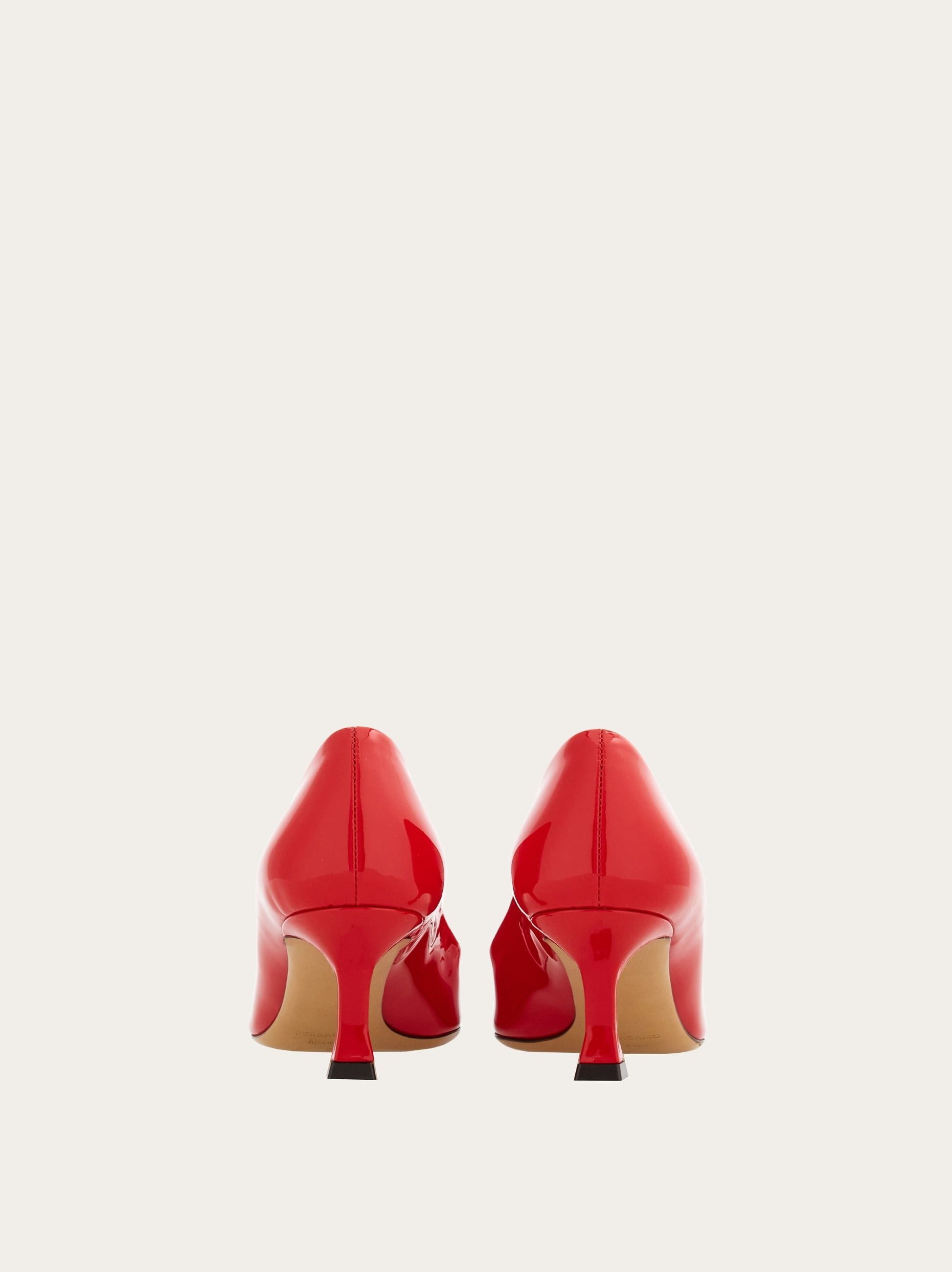 Salvatore Ferragamo o1s1rm0924 Detailing Leather Pumps in Red Size US 7.5 / IT 37.5 - 4 Thumbnail