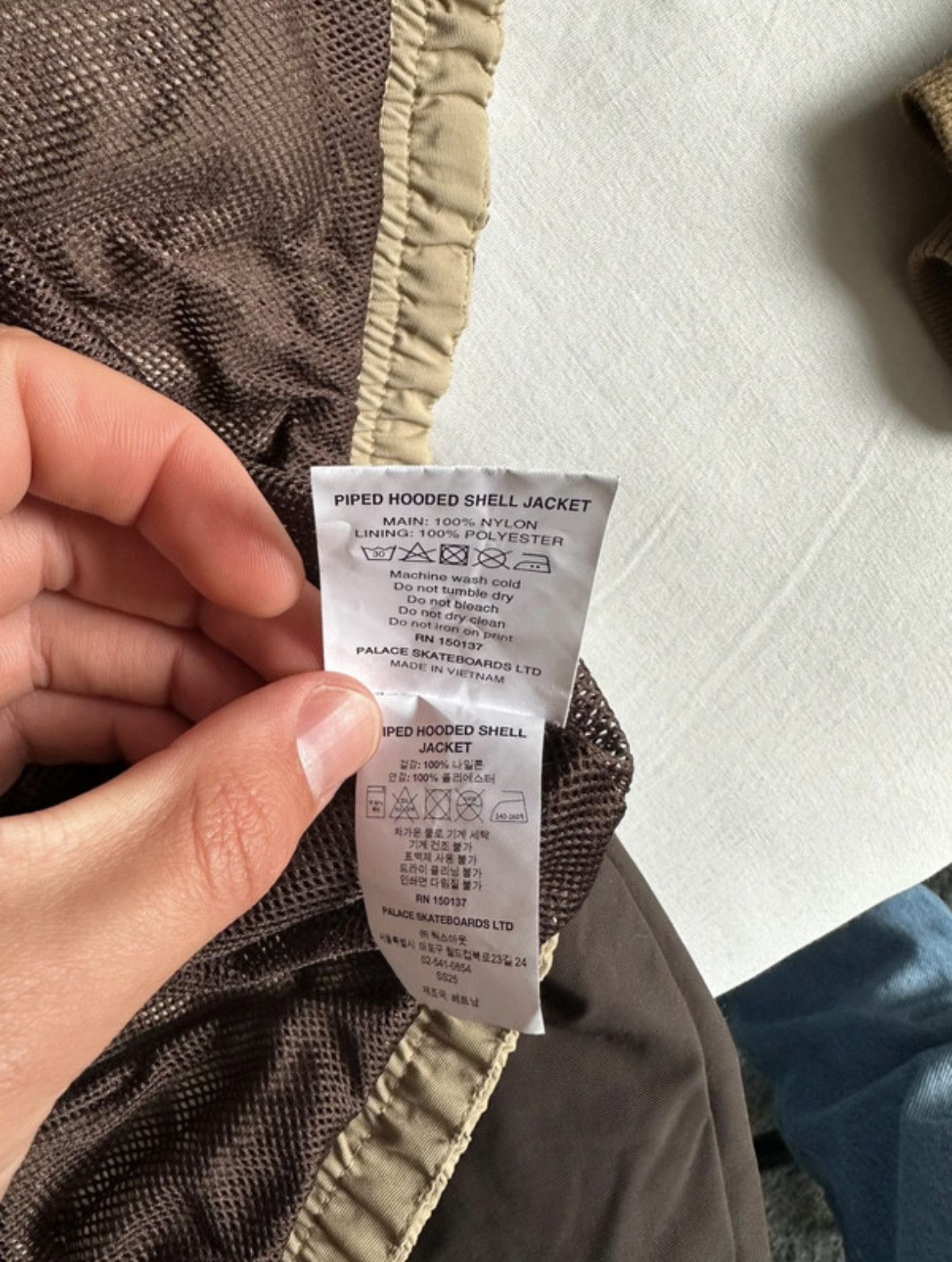 Palace Palace piped hooded shell jacket Size US L / EU 52-54 / 3 - 5 Thumbnail