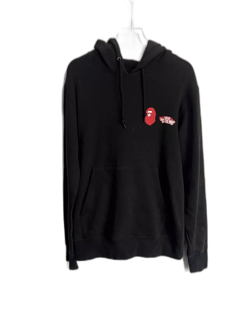 Bape Bape Vans Collaboration Black Hoodie XL Size US XL / EU 56 / 4 - 1 Thumbnail