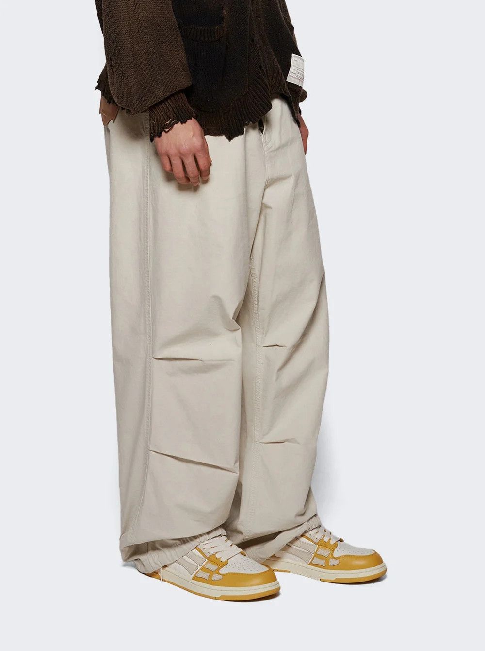 Amiri o1s1wg110426 Debossed MA Quad Skel Top Low Sneakers Size US 13 / EU 46 - 2 Thumbnail