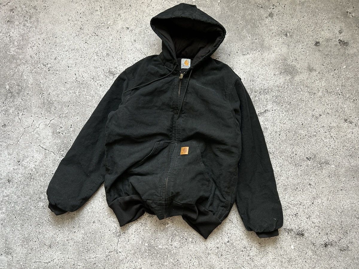 Carhartt Carhartt Black Active Jacket Bomber Jacket Size US XL / EU 56 / 4 - 2 Thumbnail