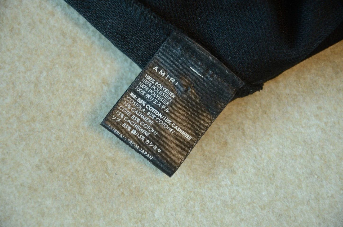 Amiri Amiri Lovers Black Crystal Sweatpants Size US 29 - 8 Thumbnail