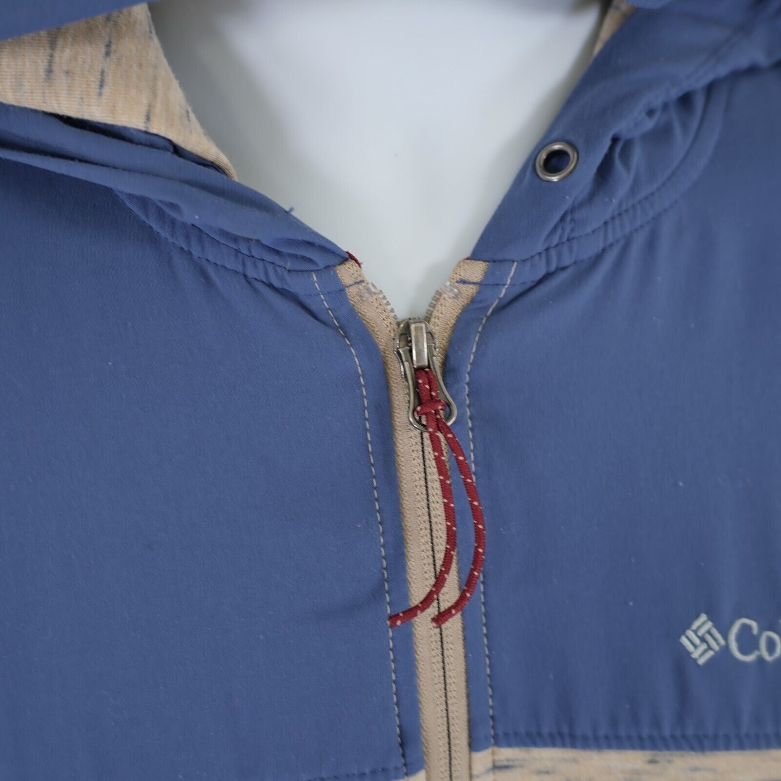 Columbia Columbia Omni-Shade Small Full Zip Hooded Two-Tone Blue Heat Size US S / EU 44-46 / 1 - 3 Thumbnail