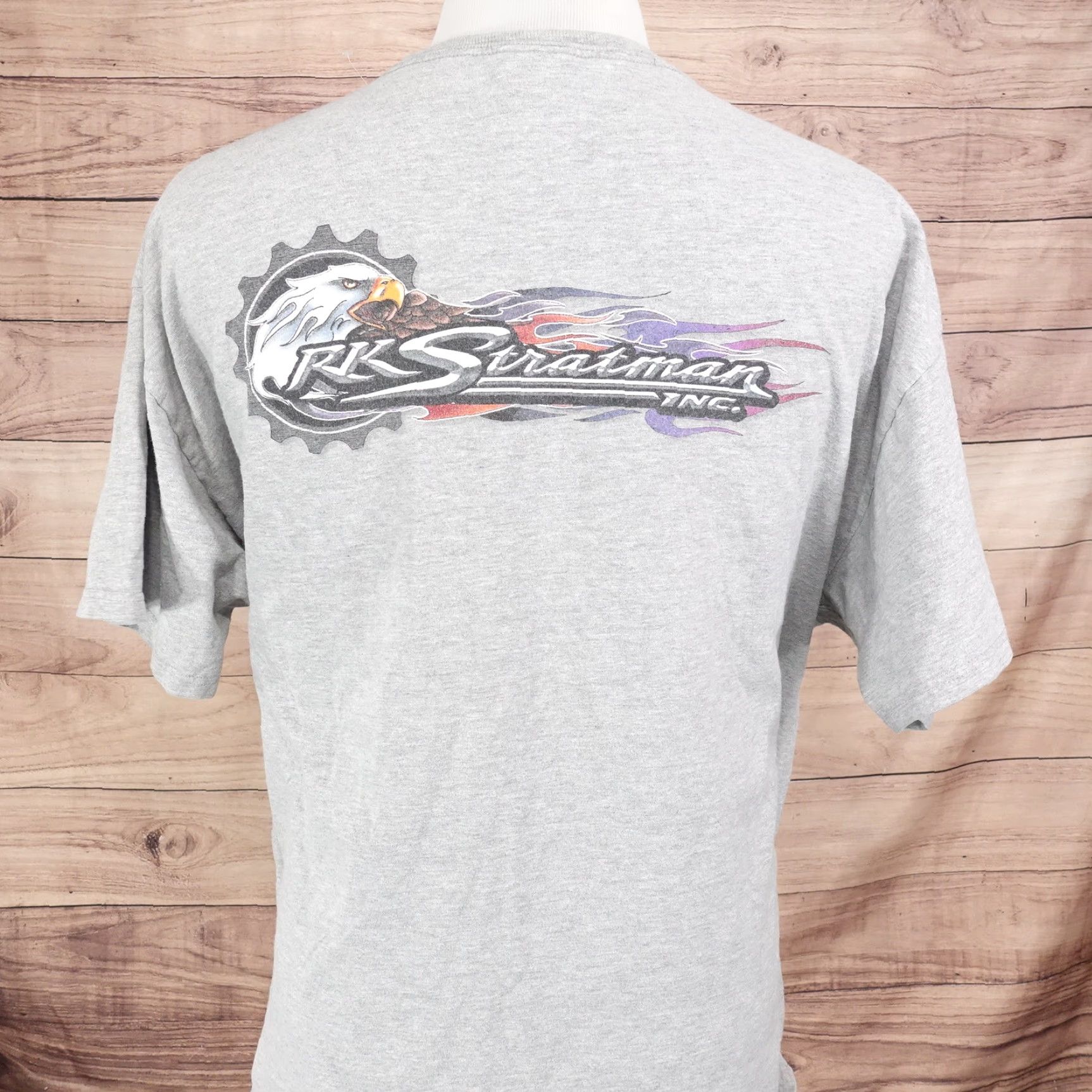 Harley Davidson VINTAGE Harley-Davidson Motorcycle RK Stratman 1969 T-Shirt Unisex Adults Size 2XL Gray Graphic Size US XXL / EU 58 / 5 - 5 Thumbnail