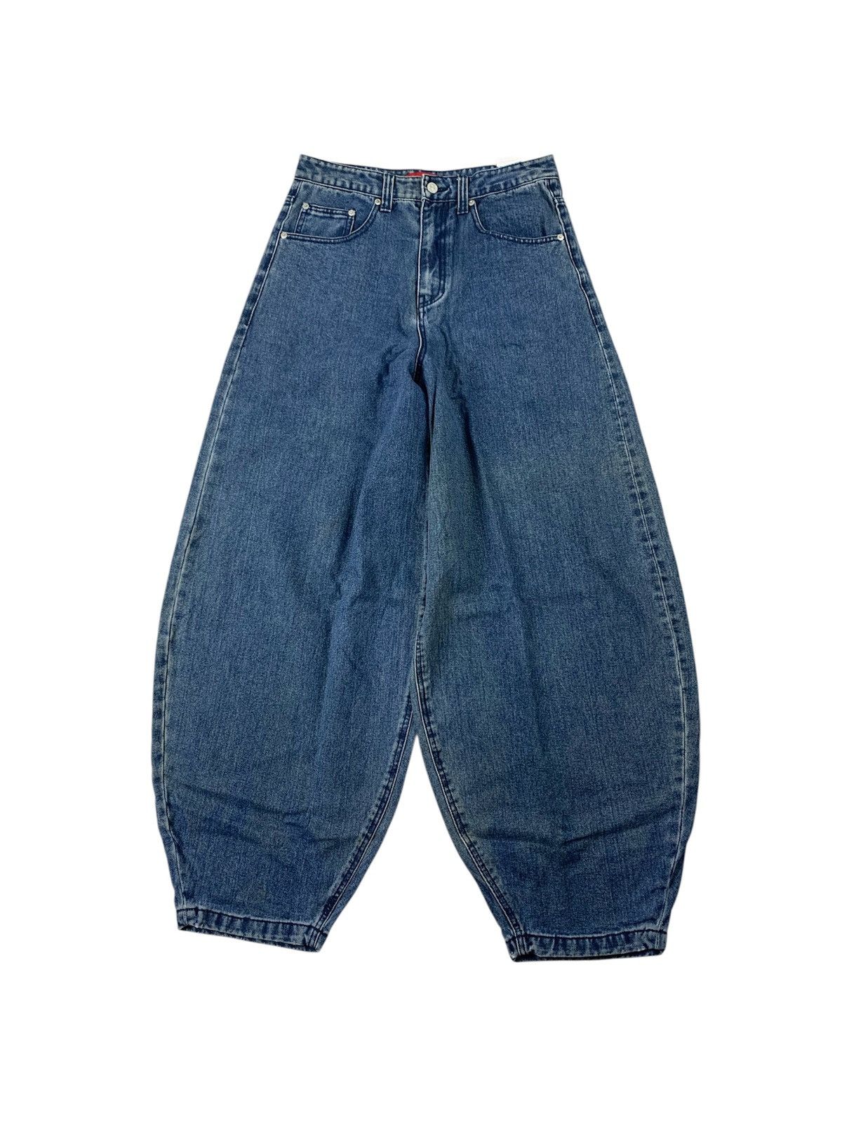 Yohji Yamamoto Kichul heavyweight ballon fit denim pants Size US 30 / EU 46 - 1 Thumbnail