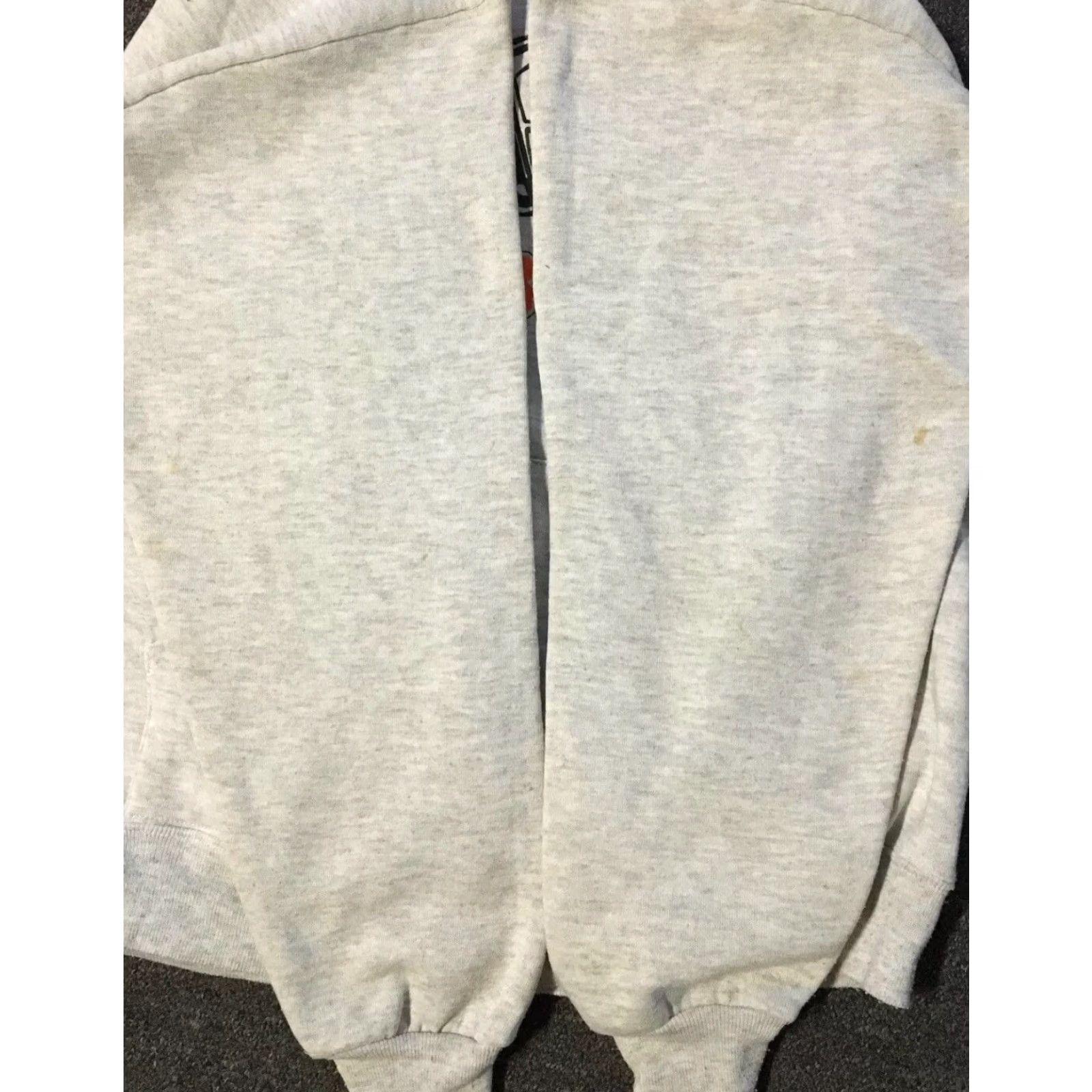 Jerzees VINTAGE 90s EYC Football Faded Hoodie XXL USA Falcons Grunge Track Sports School PE Hoodie Mens Gray Size US XXL / EU 58 / 5 - 5 Thumbnail