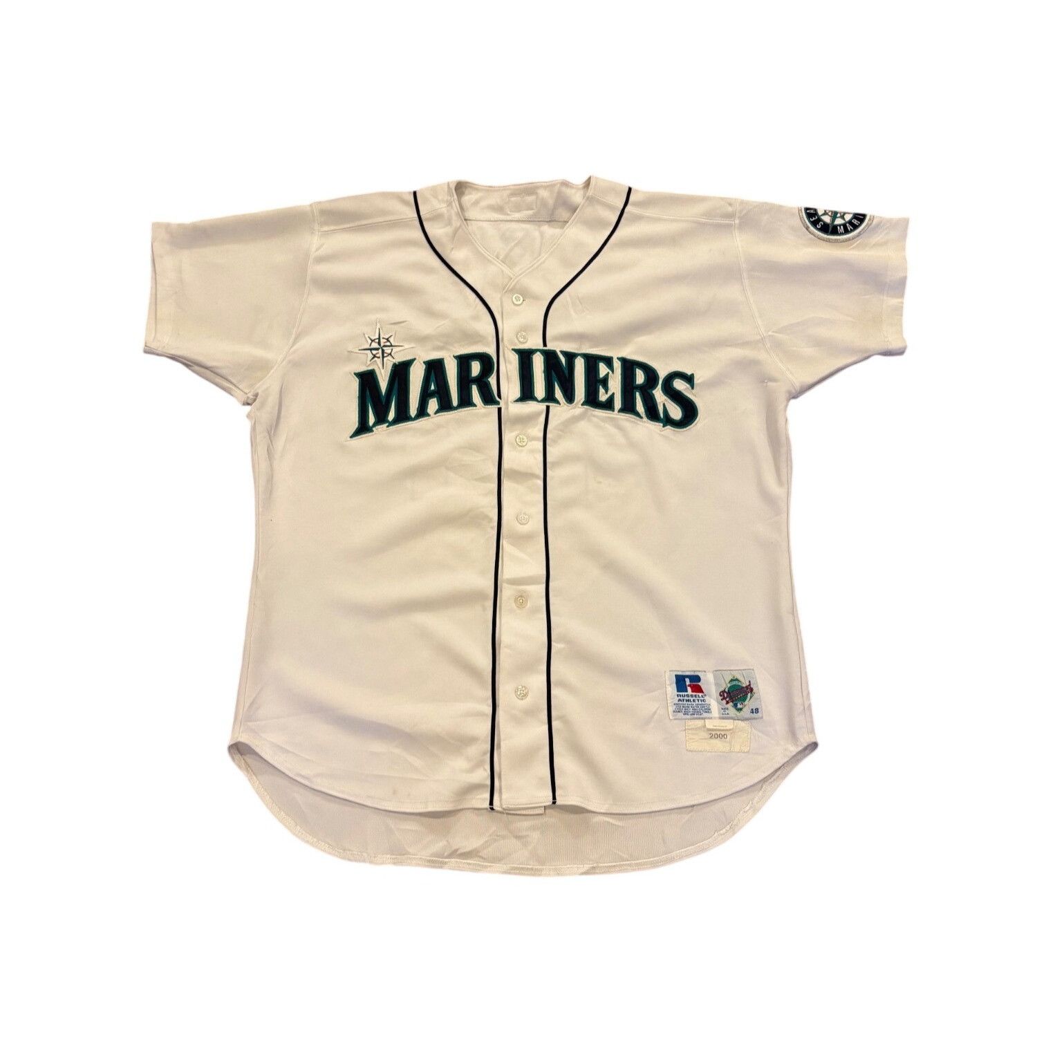 Russell Athletic Game Worn Russell Athletic 2000 Seattle Mariners Mike Camero Size US XL / EU 56 / 4 - 1 Thumbnail