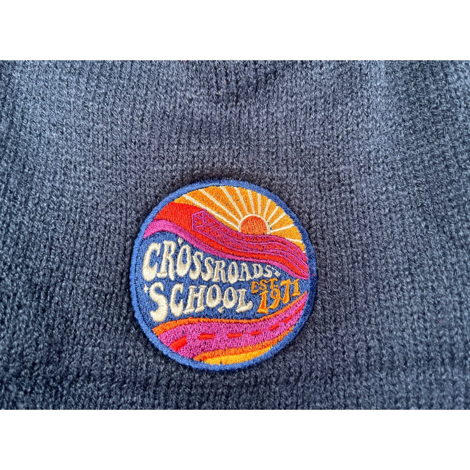 Port & Company Crossroads School Beanie Toque Adult One Size Blue Knit Acrylic Poly Lined Hats Unisex Size ONE SIZE - 2 Thumbnail