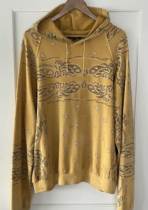 Raf simons best sale paisley hoodie