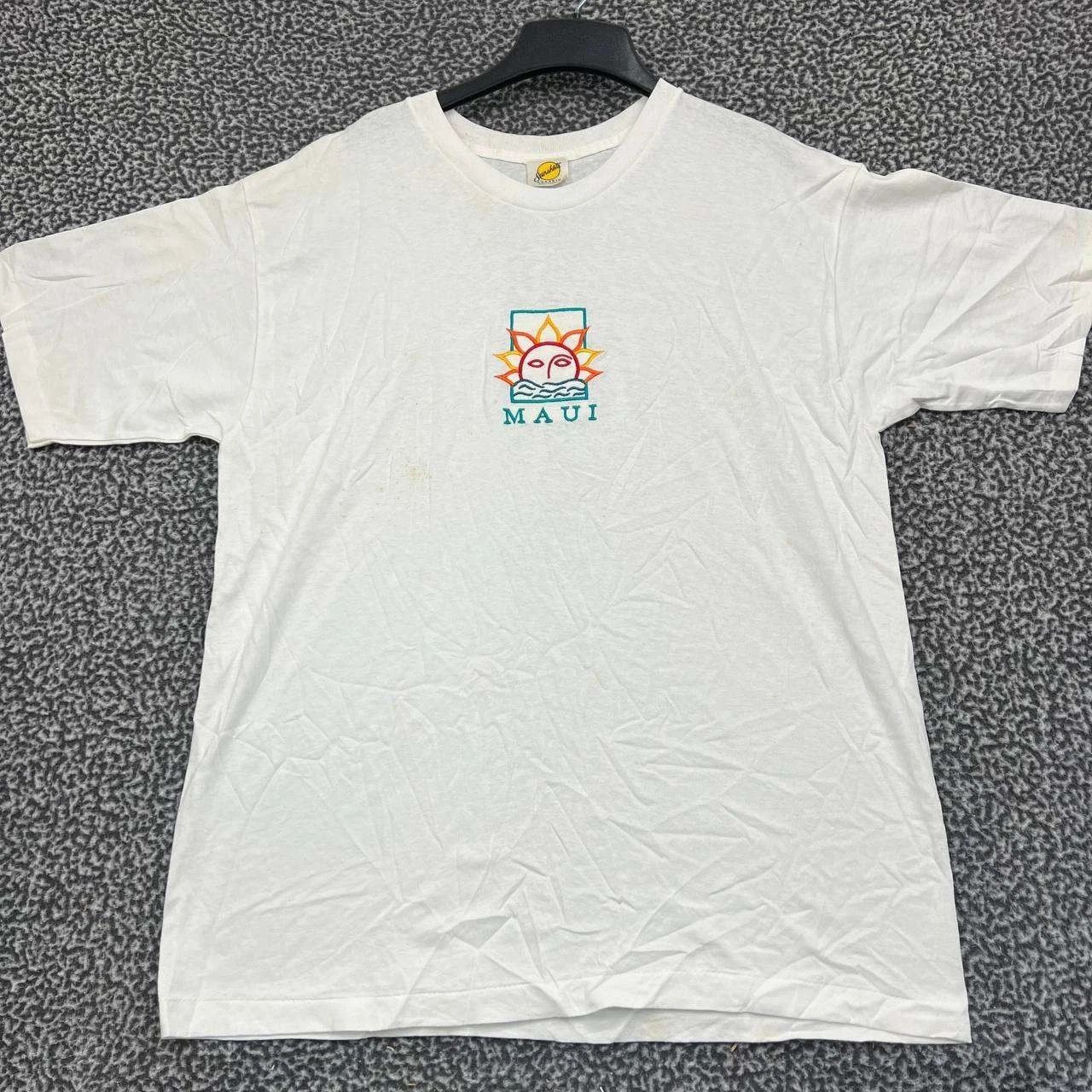 Other Vintage Maui Shirt Men Large White Short Sleeve Crew Neck Size US L / EU 52-54 / 3 - 1 Thumbnail