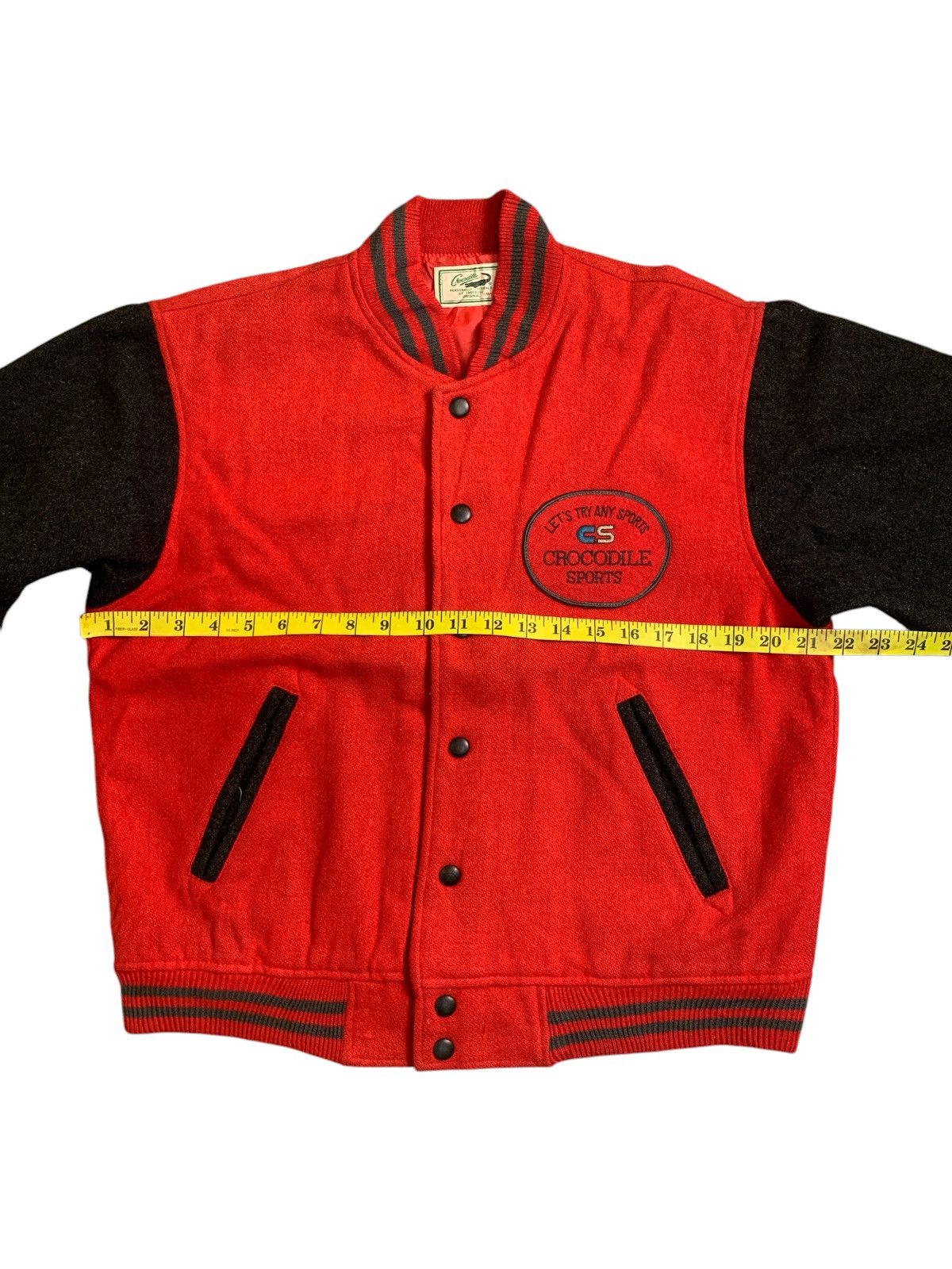 Japanese Brand Rare Design Vintage Crocodile Sports Varsity Jacket Size M / US 6-8 / IT 42-44 - 8 Thumbnail