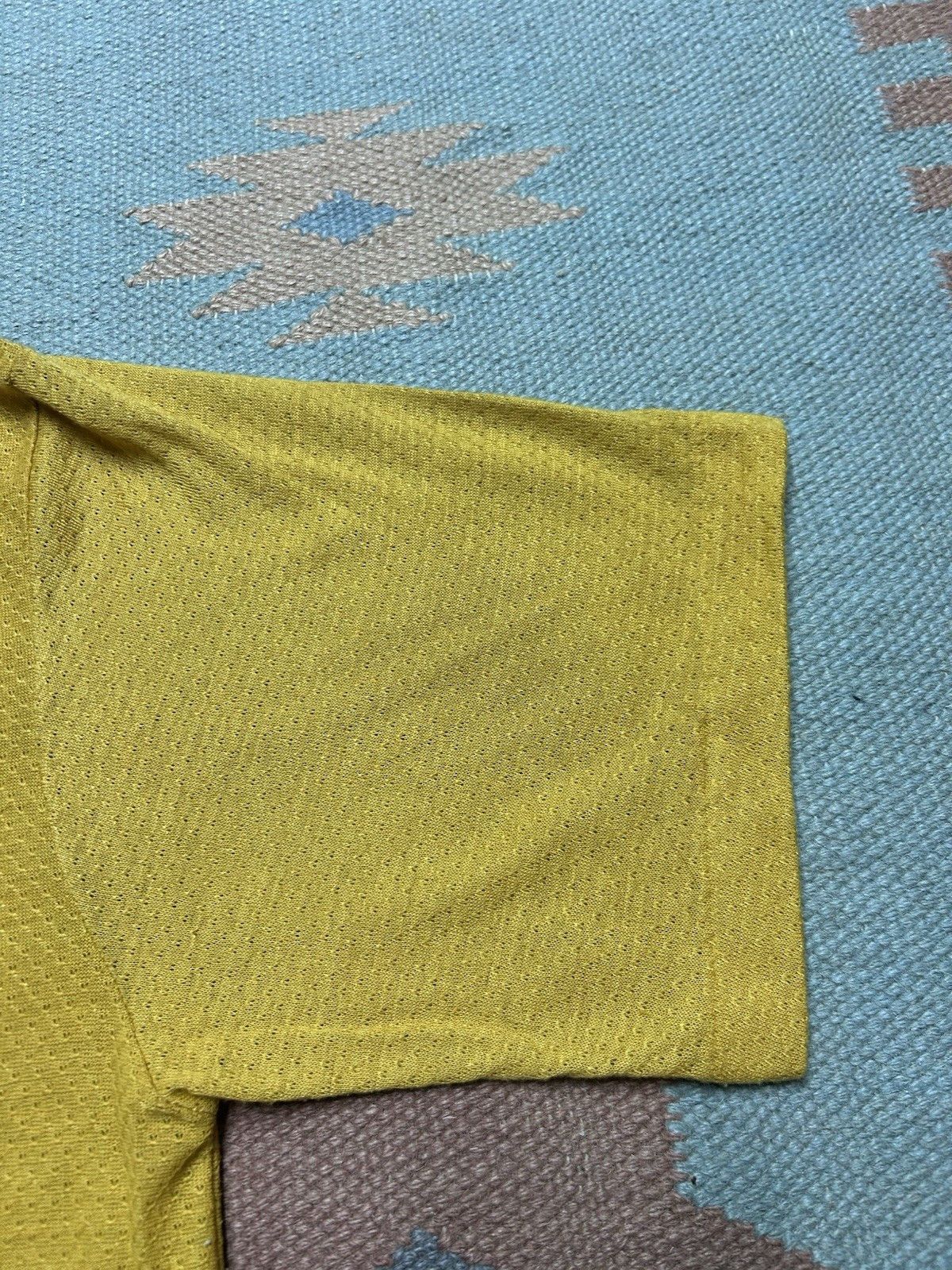 Vintage Vintage 60s 70s polo shirt waffle knit polyester soft medium Size US M / EU 48-50 / 2 - 10 Thumbnail