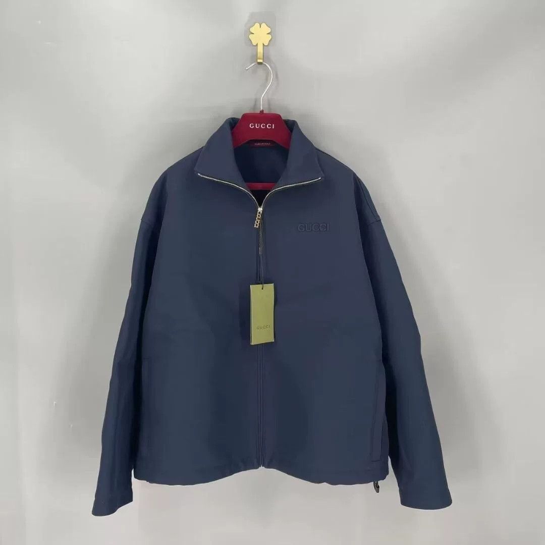 Gucci gucci embroidered logo long sleeve jacket Size US M / EU 48-50 / 2 - 1 Thumbnail