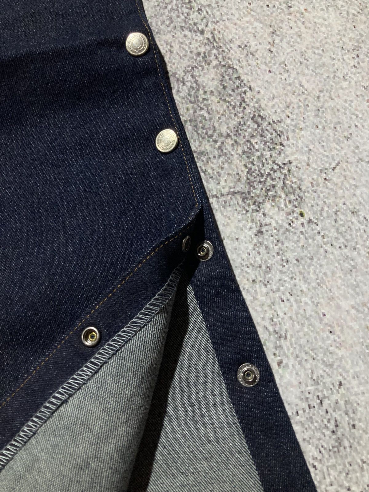 Japanese Brand 2000s Et-Boite Button Raw Denim Bootcut Flared Jeans Lgb Size US 26 / EU 42 - 7 Thumbnail