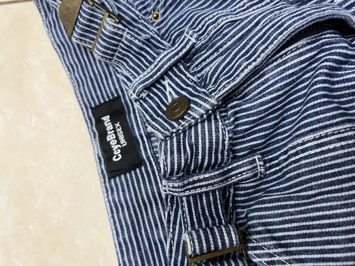 Japanese Brand JapaneseBrand Buckle Belt Striped Denim Baggy Cargo jeans Size US 26 / EU 42 - 5 Thumbnail