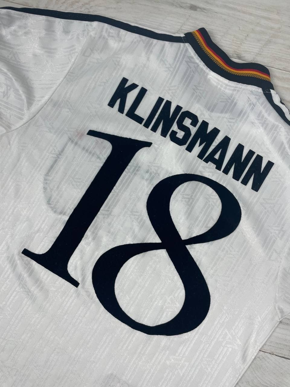 Adidas Adidas Germany 1996 Home Klinsmann #18 Shirt Soccer Jersey Size US S / EU 44-46 / 1 - 12 Thumbnail