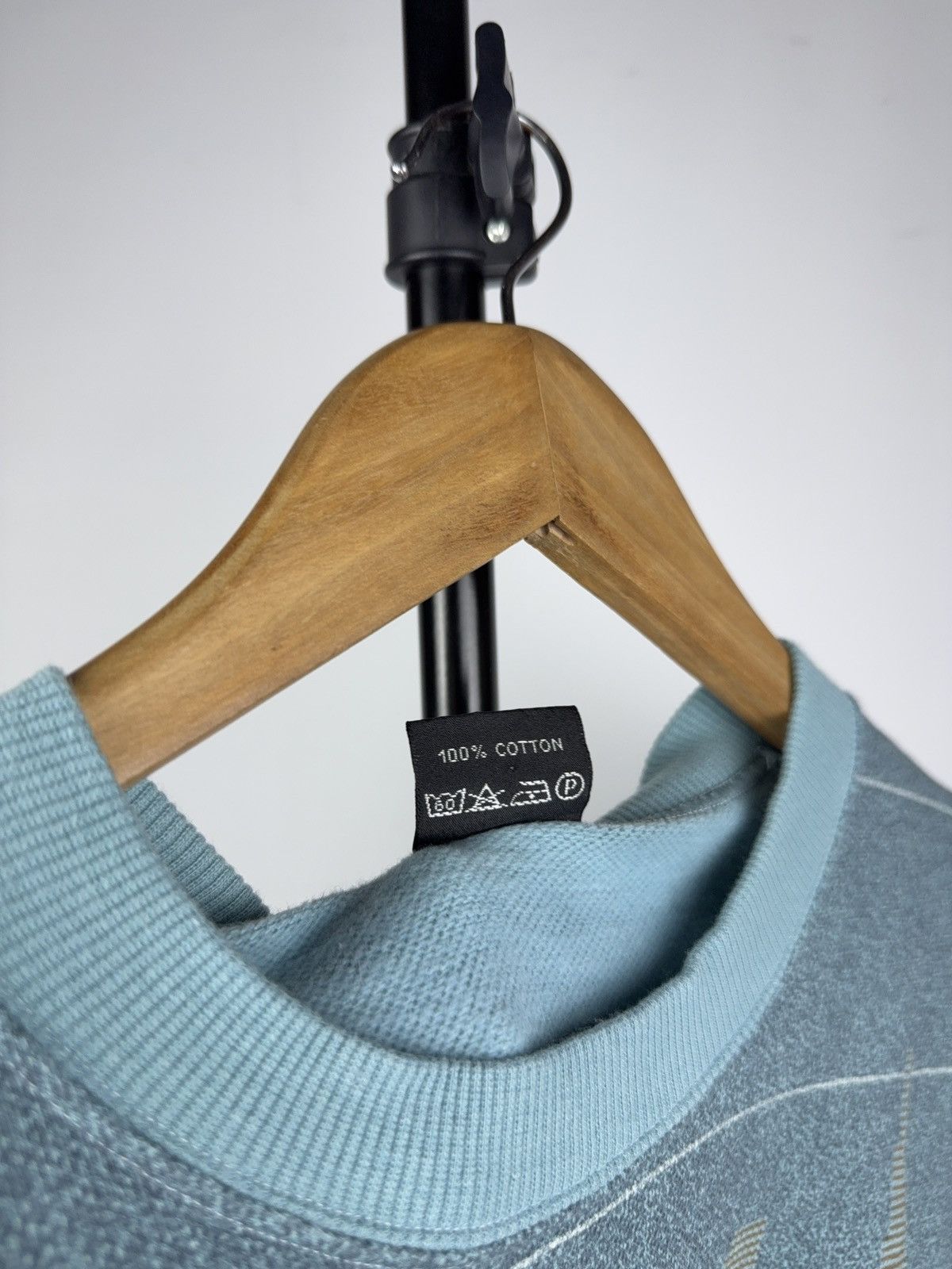 Jockey Vintage 00s Jockey Skyline Knit Sweater Blue City Pattern Size US M / EU 48-50 / 2 - 4 Thumbnail